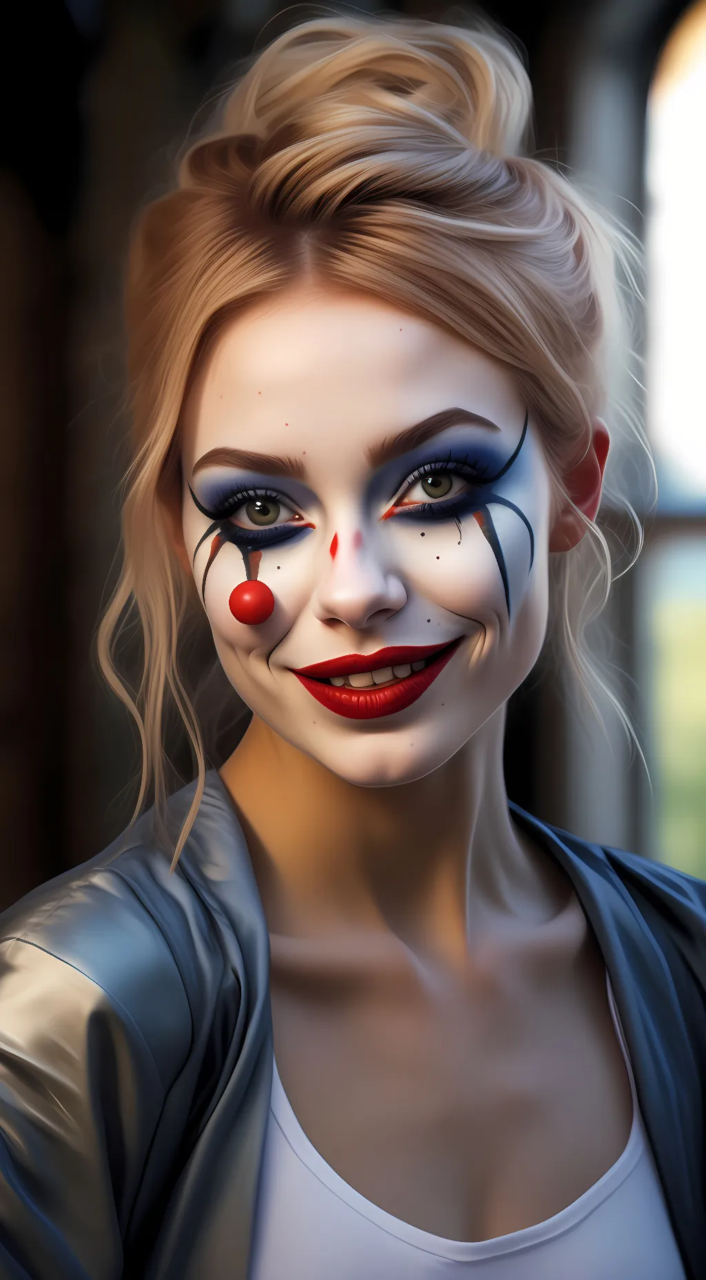 ai character: Emi the Clown background