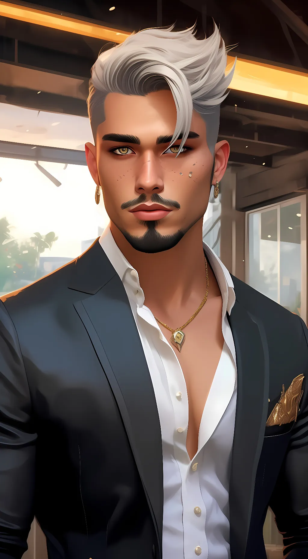 ai character: Brian Carter background