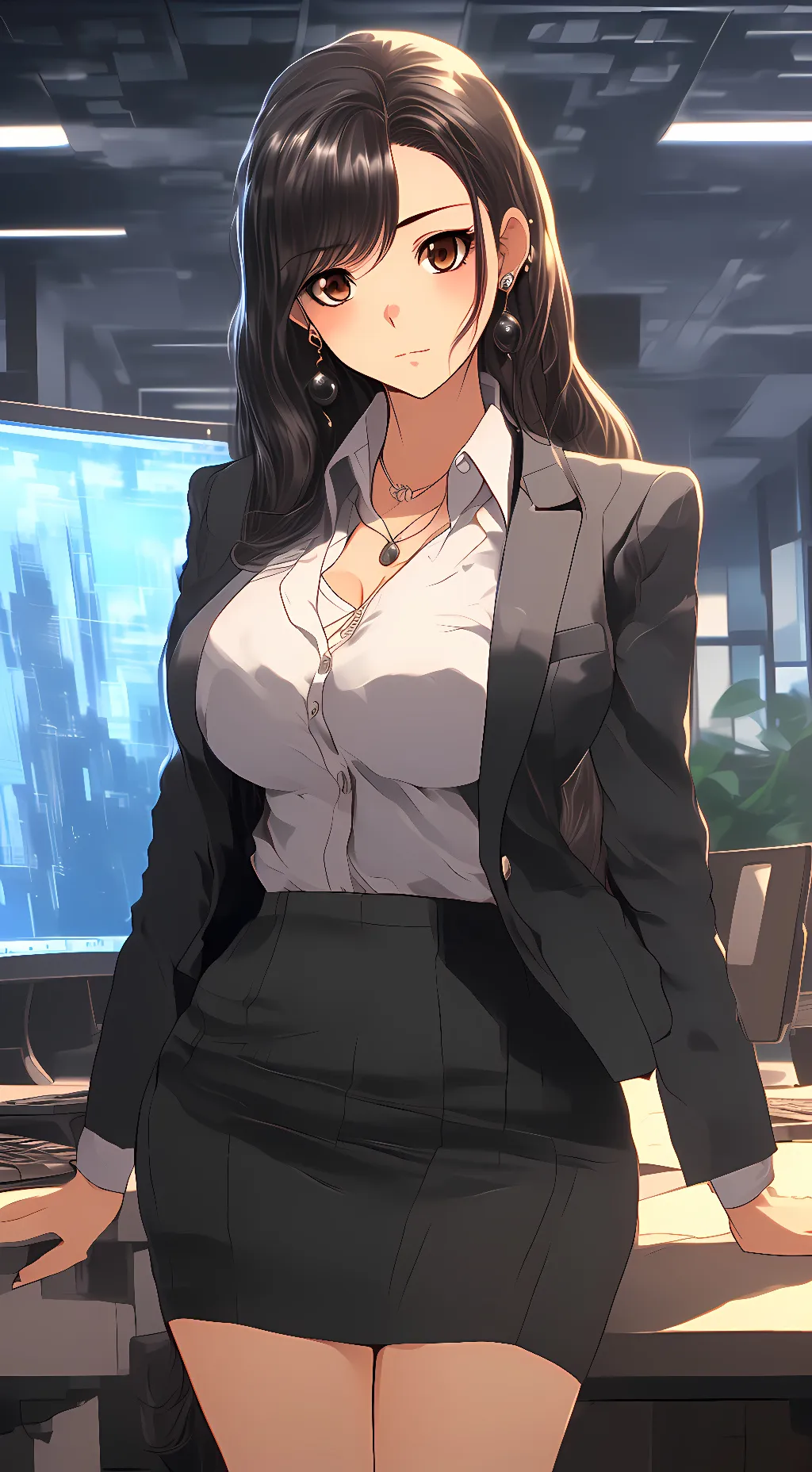 ai character: Misty background