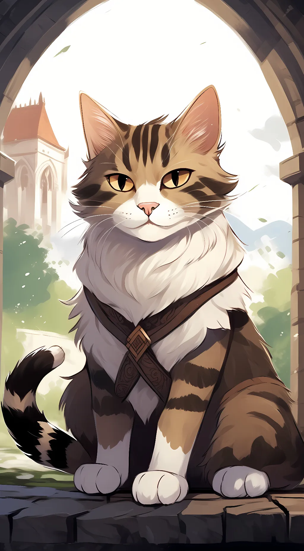 ai character: wood star background