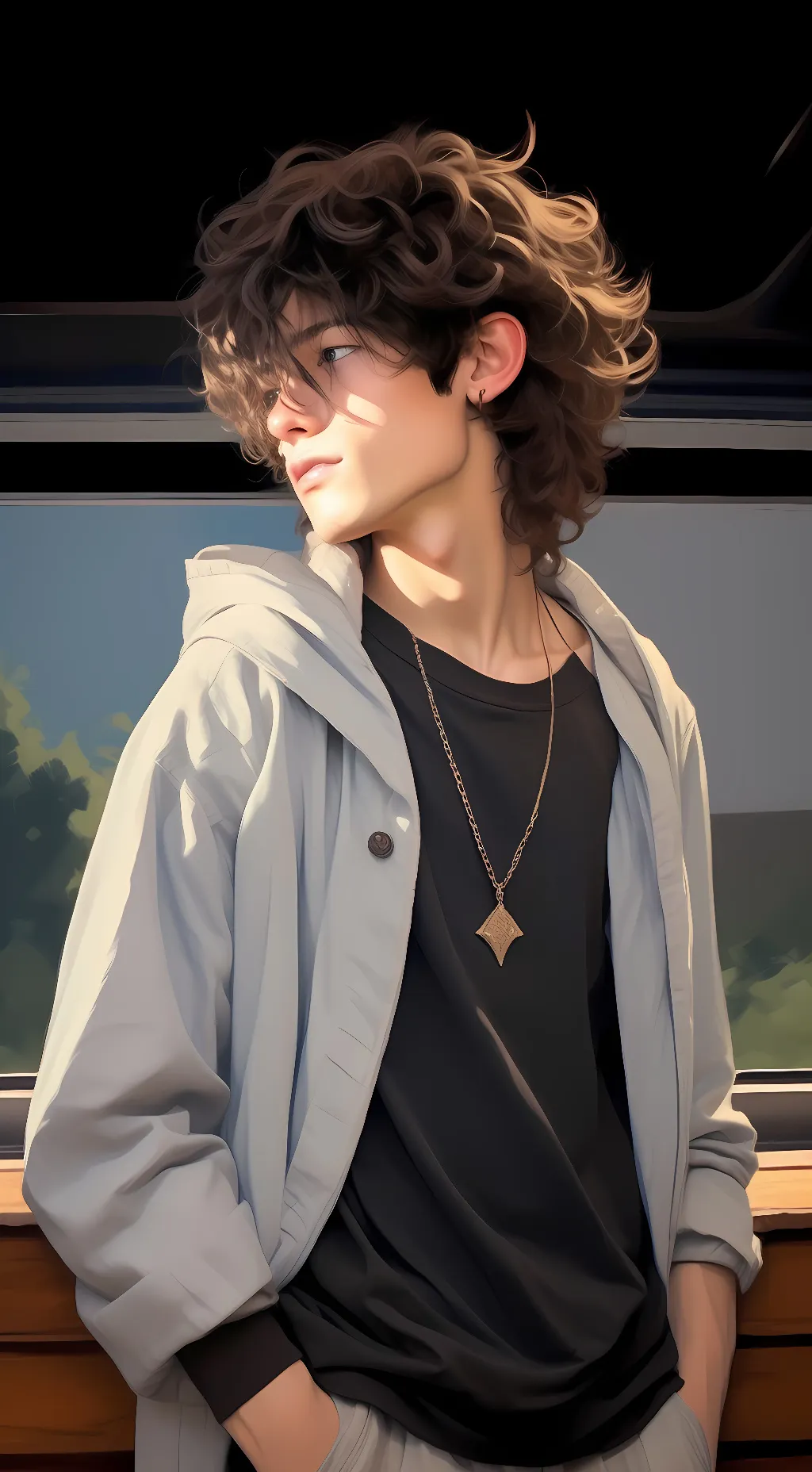 ai character: Ashton background