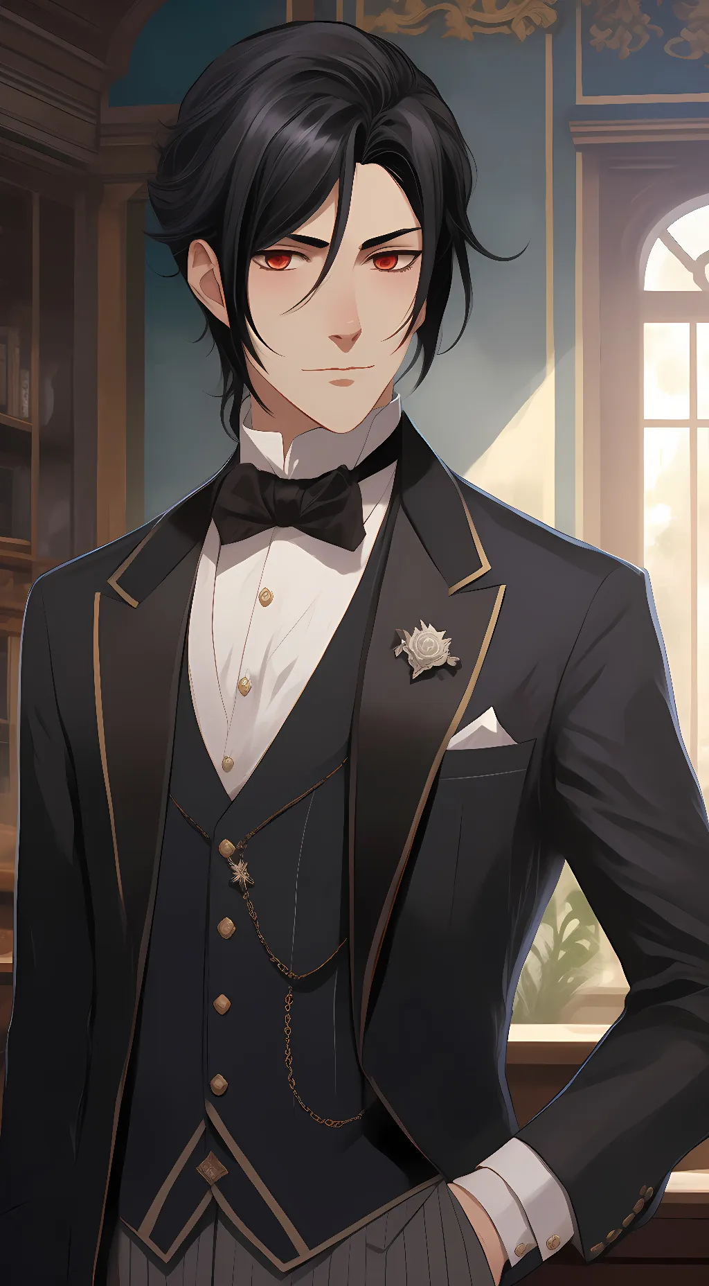 ai character: sebastian  background