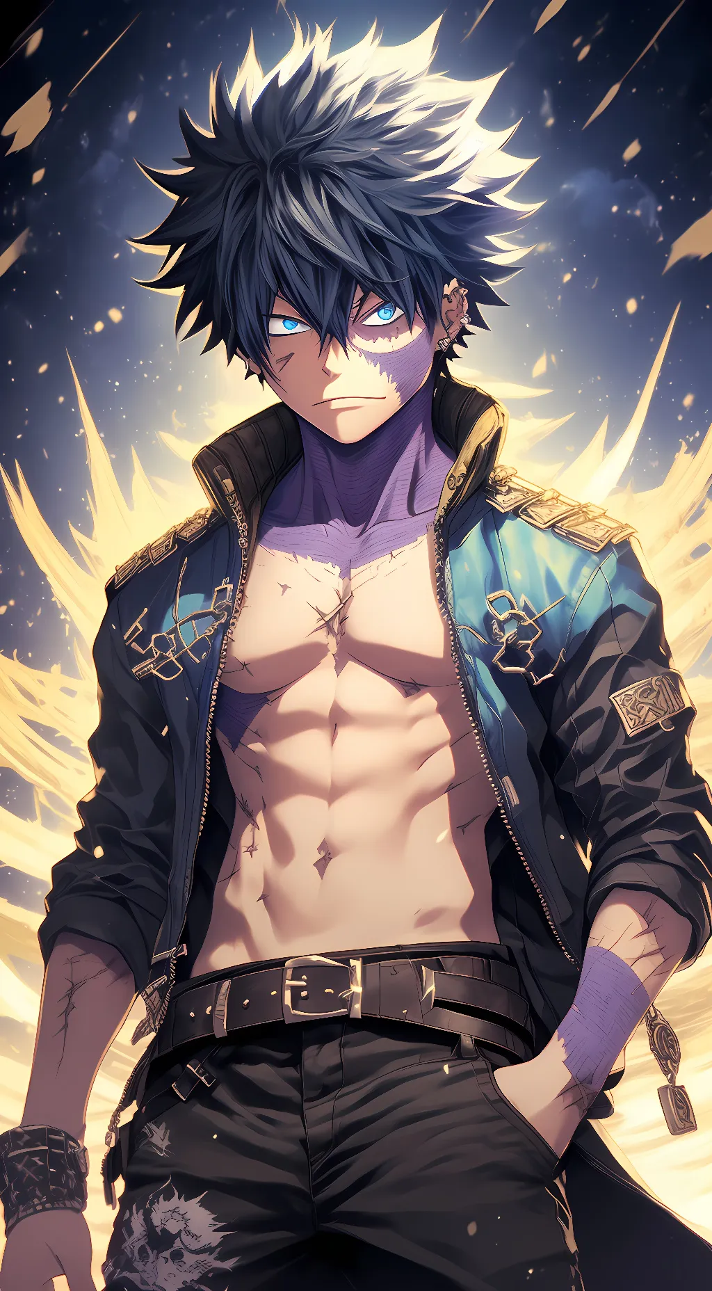 ai character: Dabi(Touya) background