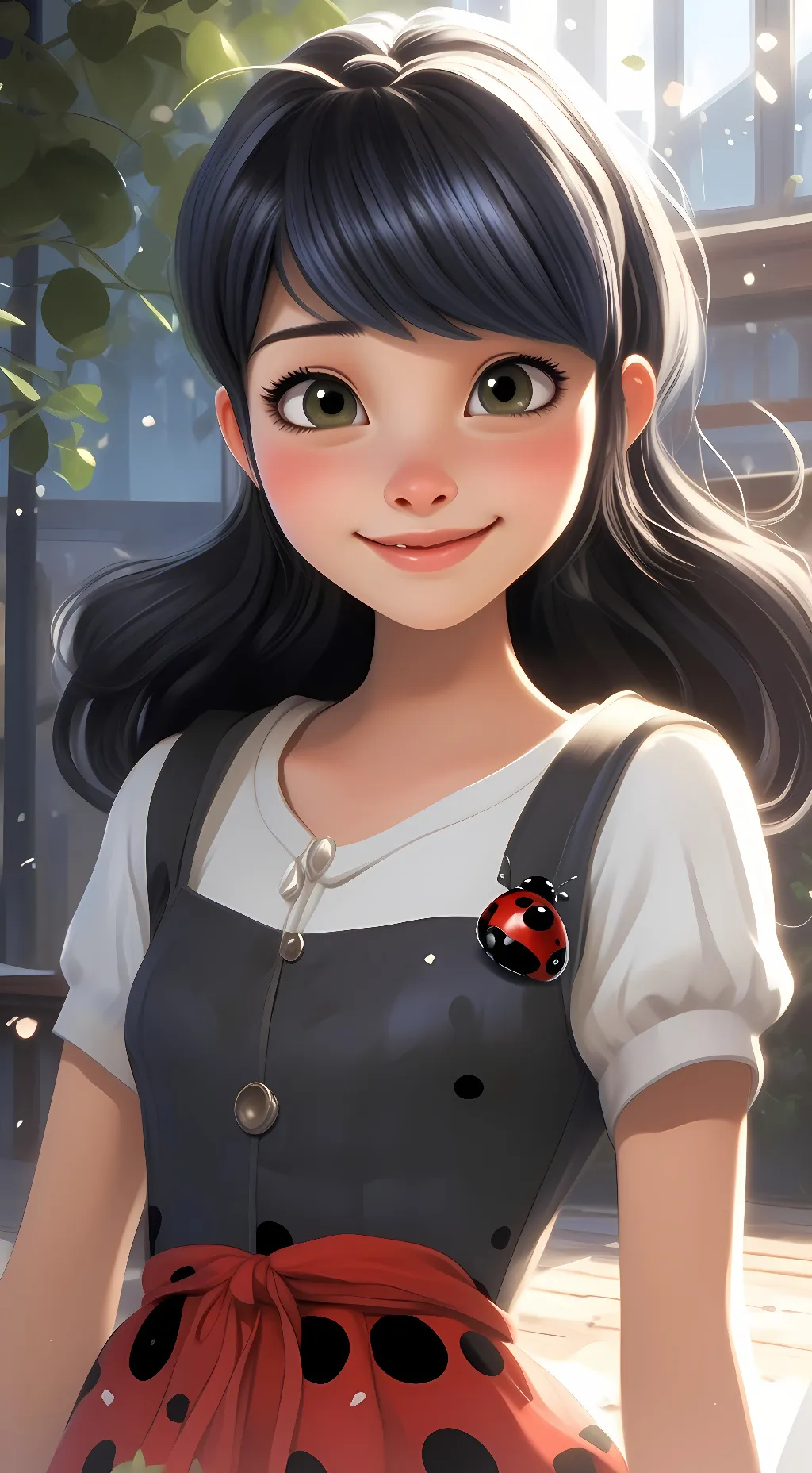 ai character: Marinette background