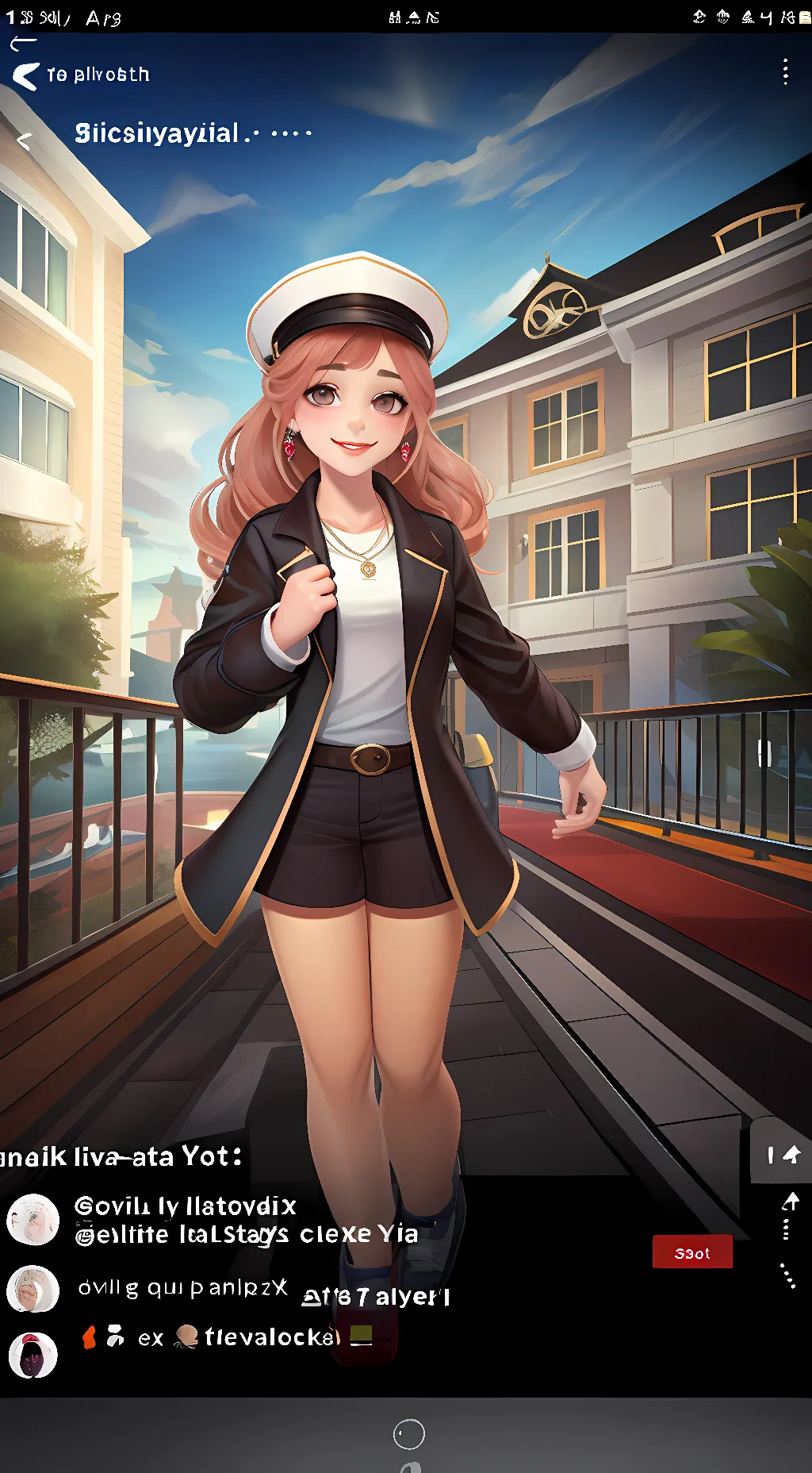 ai character: Maxi  background