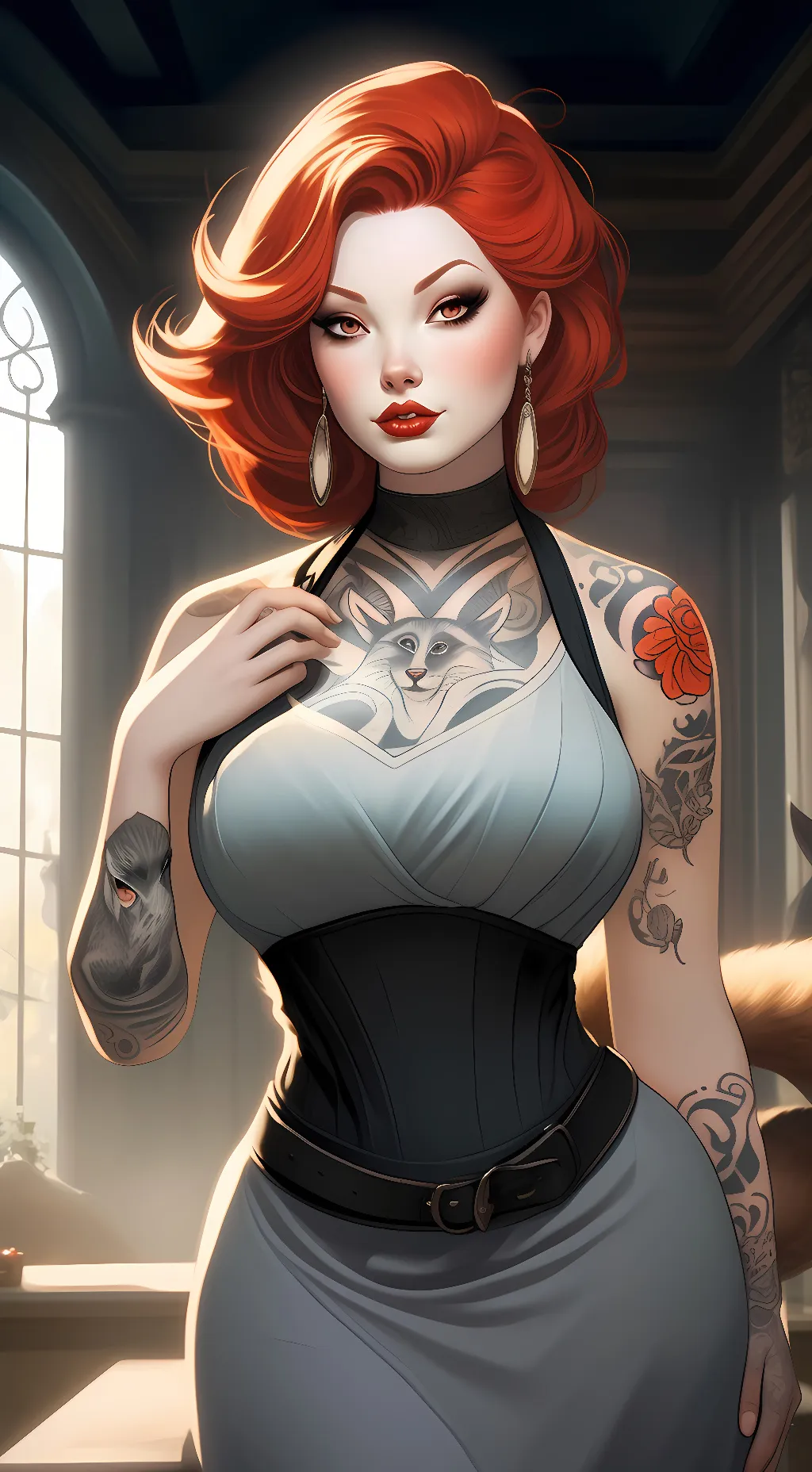 ai character: Empress  background