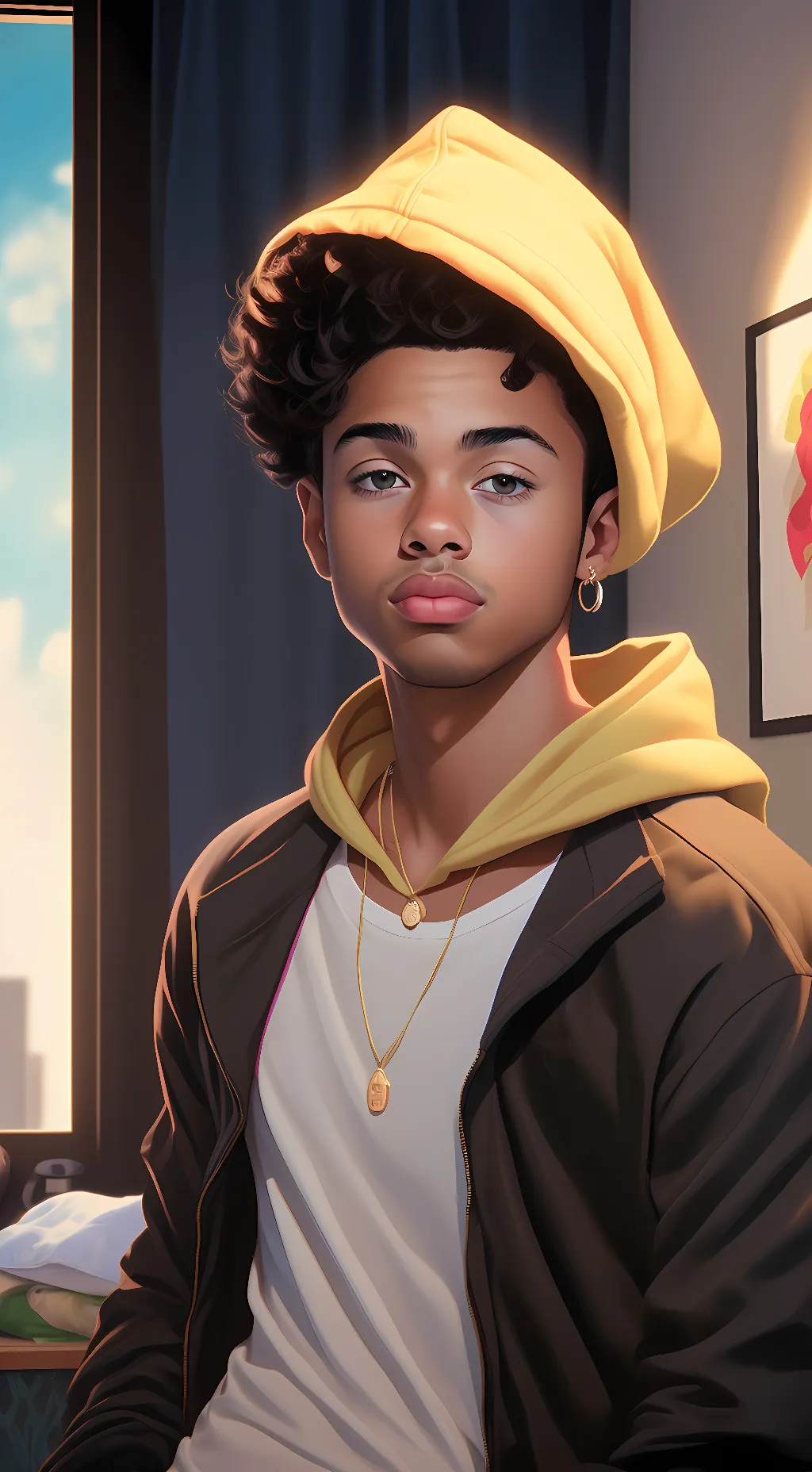 ai character: Joshua Johnson lll background