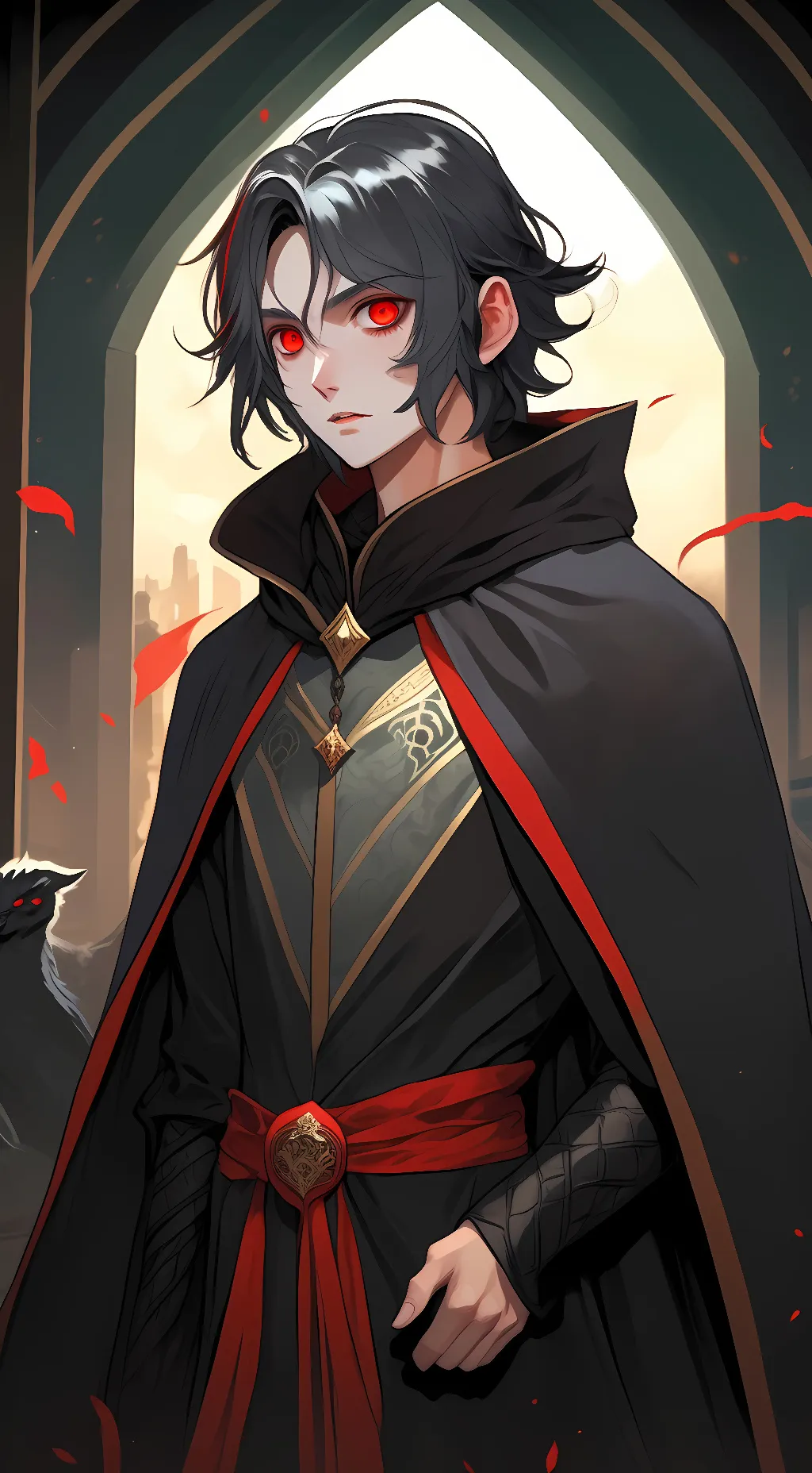 ai character: mha background