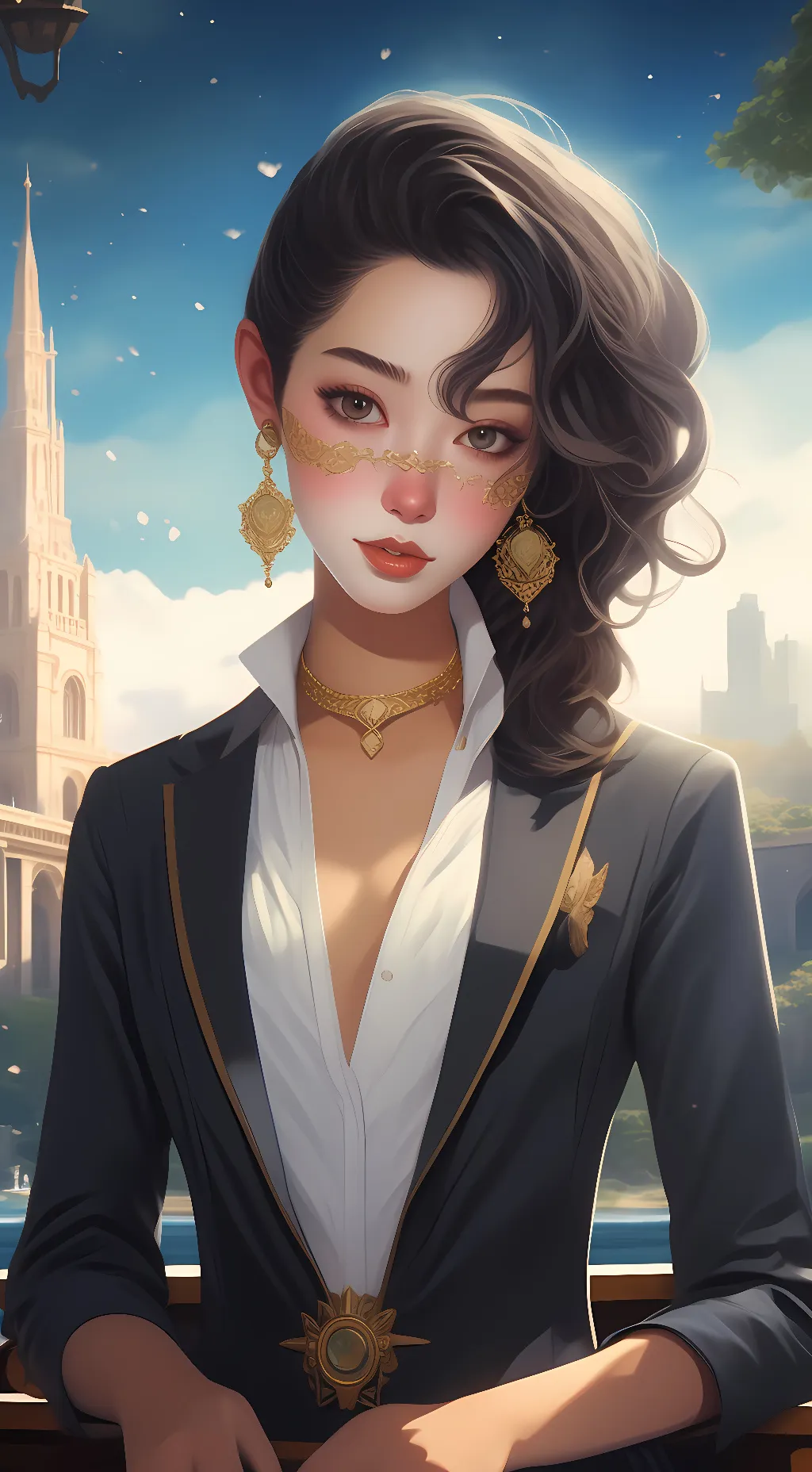 ai character: Sophia  background