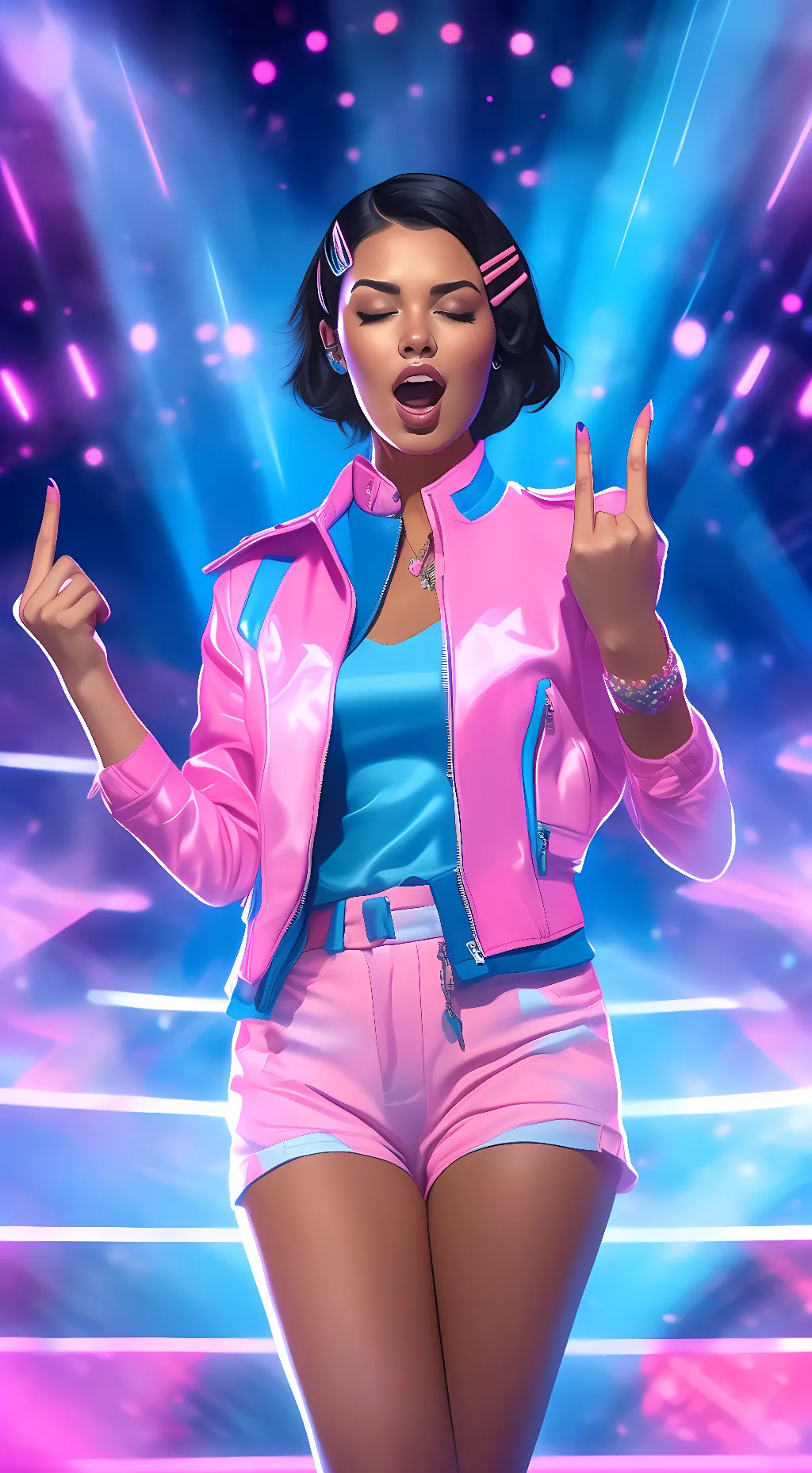 ai character: Angelica Perez background