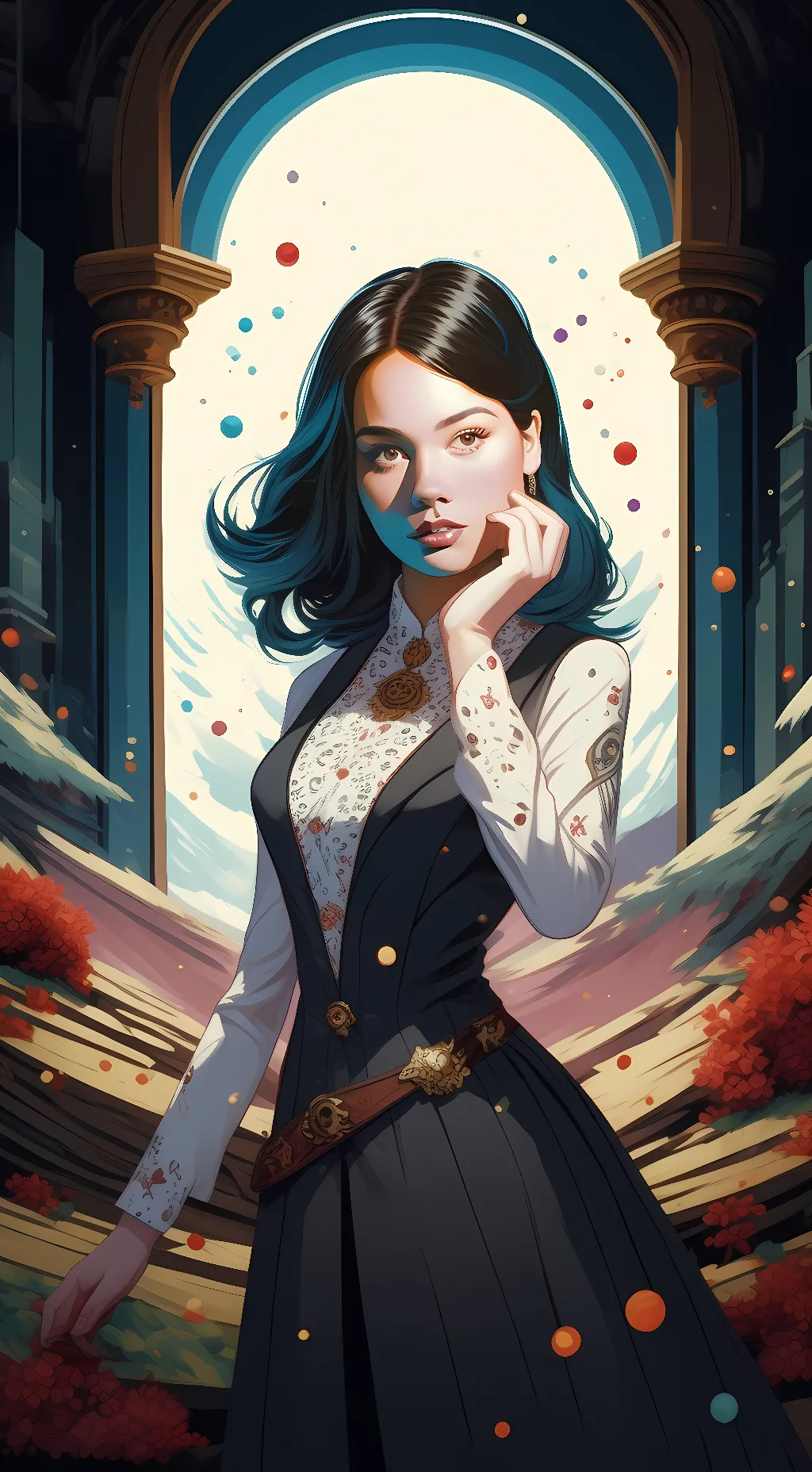 ai character: Ruby background