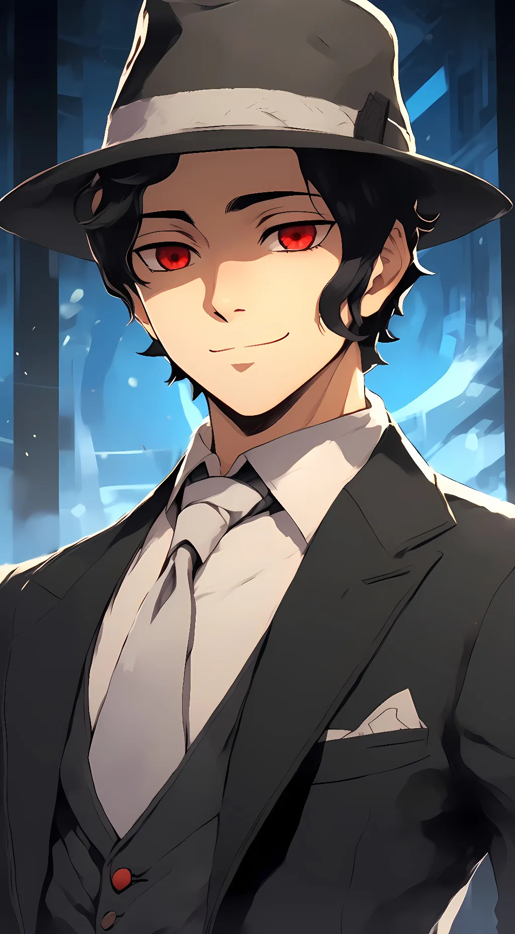 ai character: muzan background