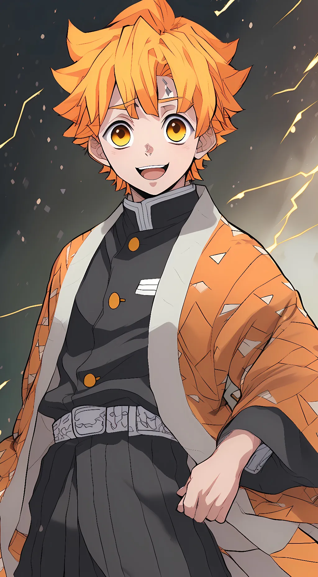 ai character: ? □ Zenitsu □ ¿ background