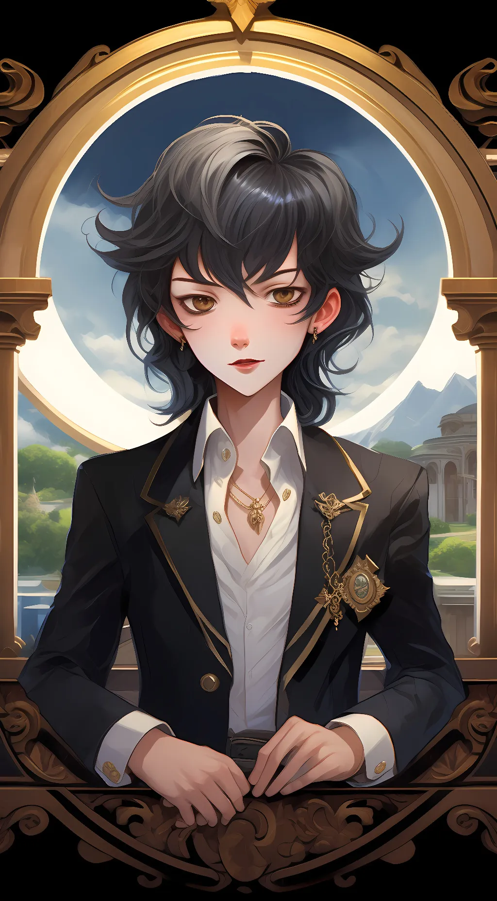 ai character: akaza background