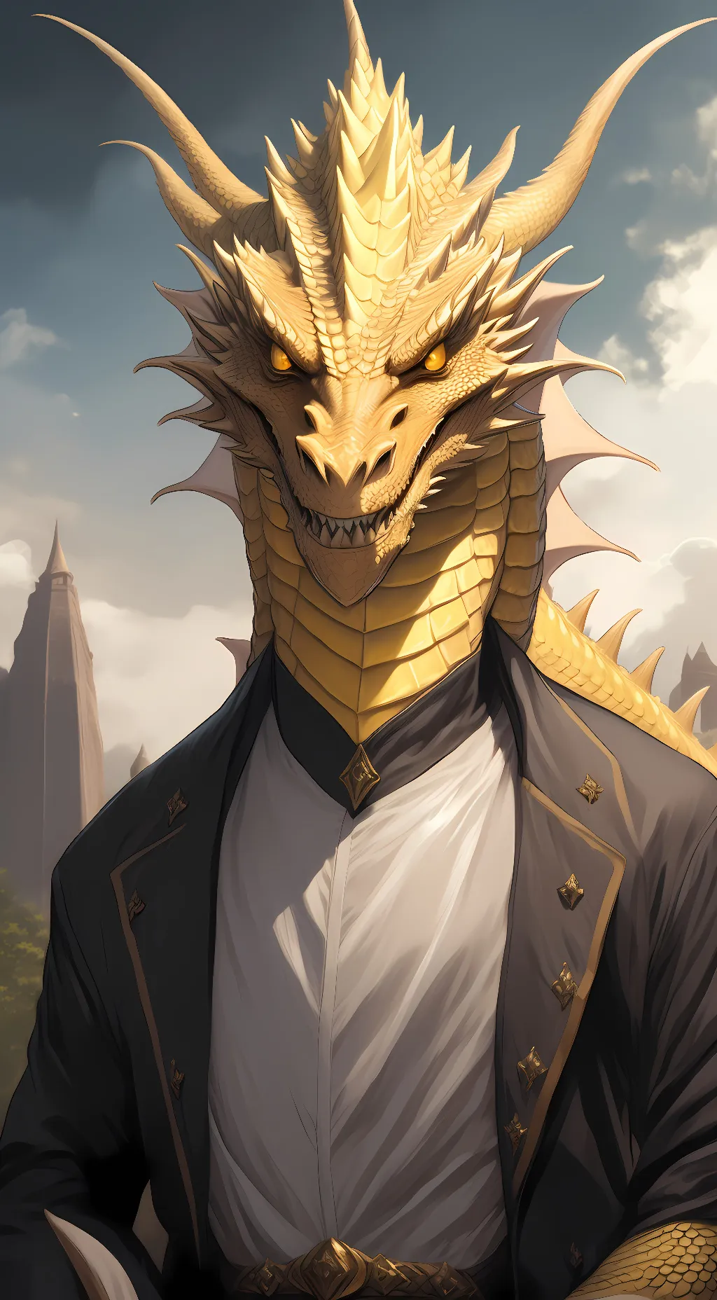 ai character: Sir. San (K.G) background