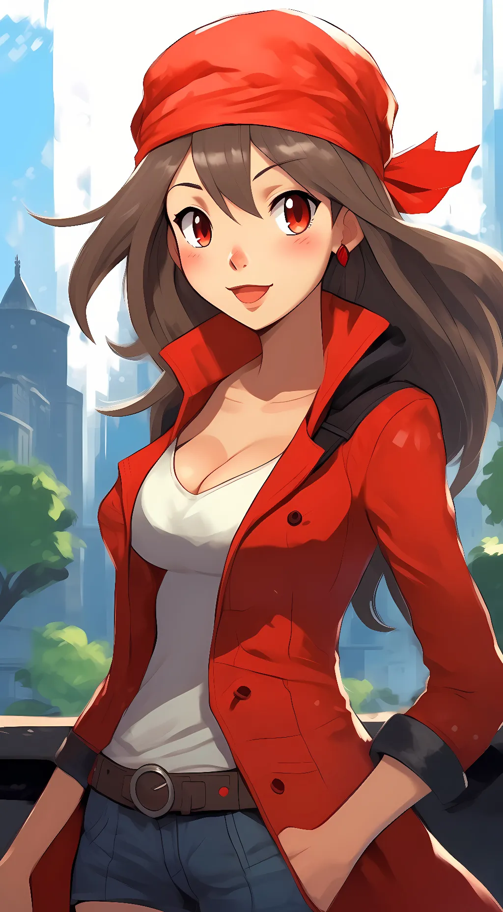 ai character: may (pokemon) background