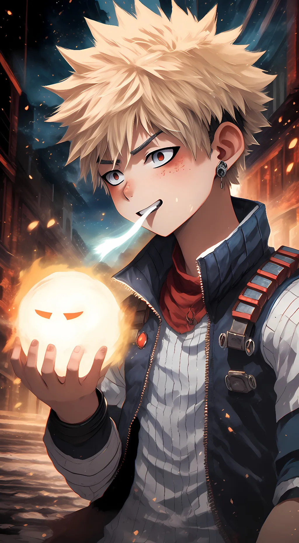 ai character: Bakugo background