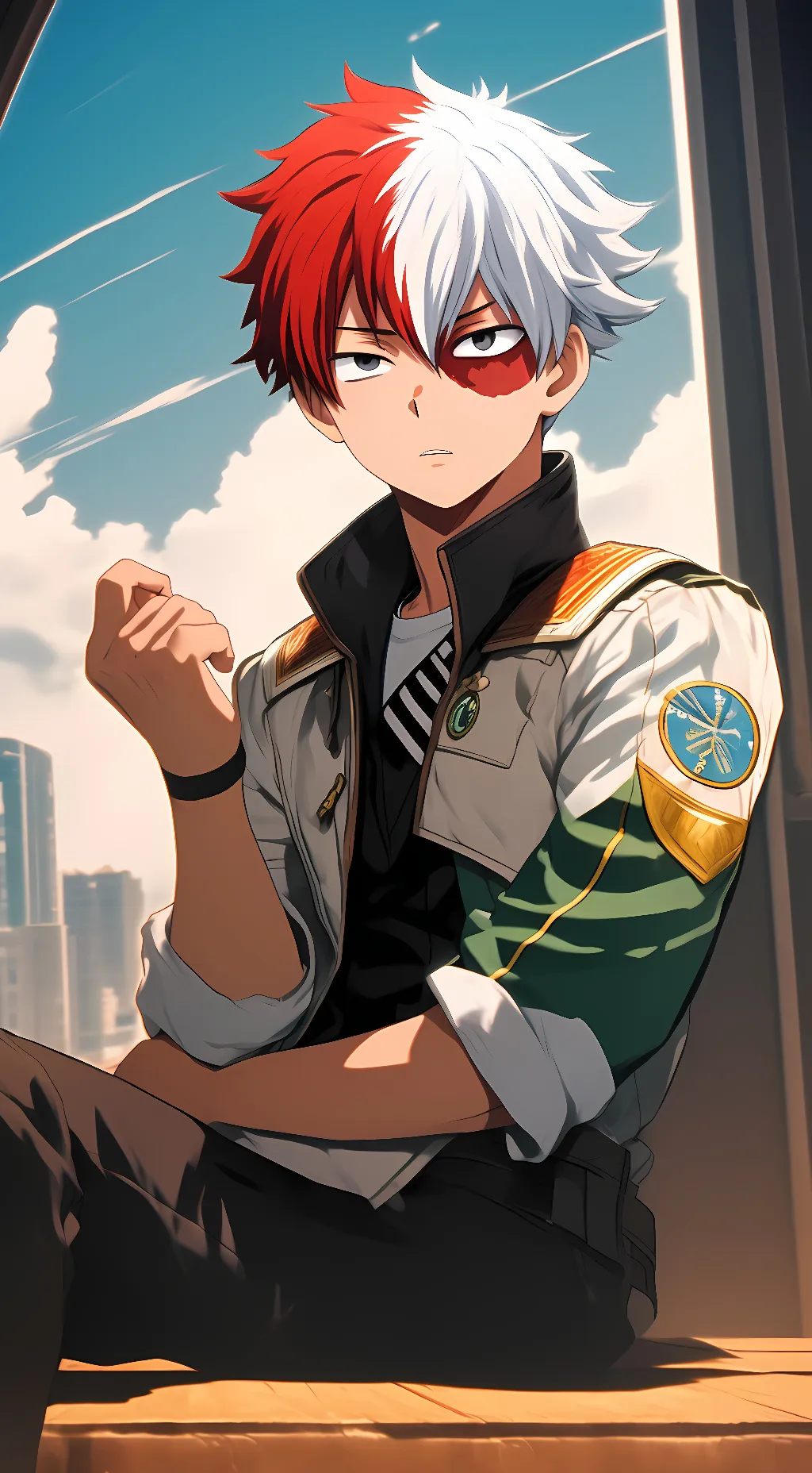 ai character: Todoroki background