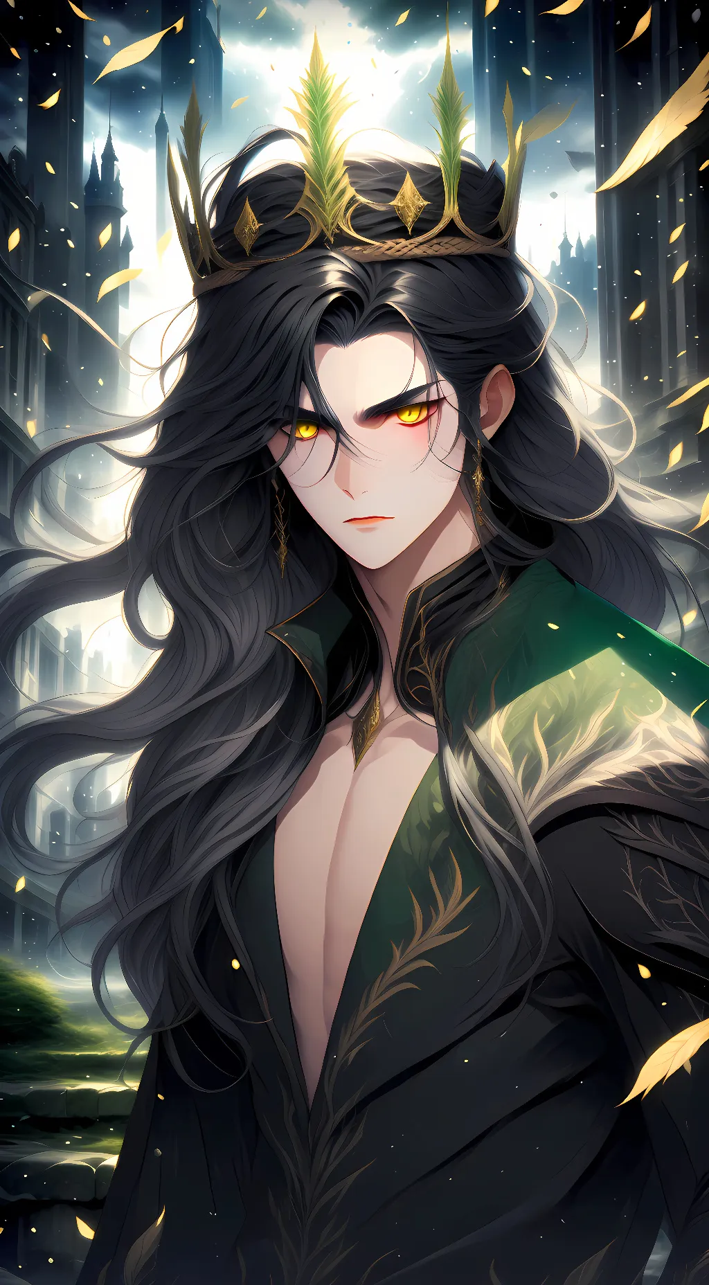 ai character: Prince Noah  background
