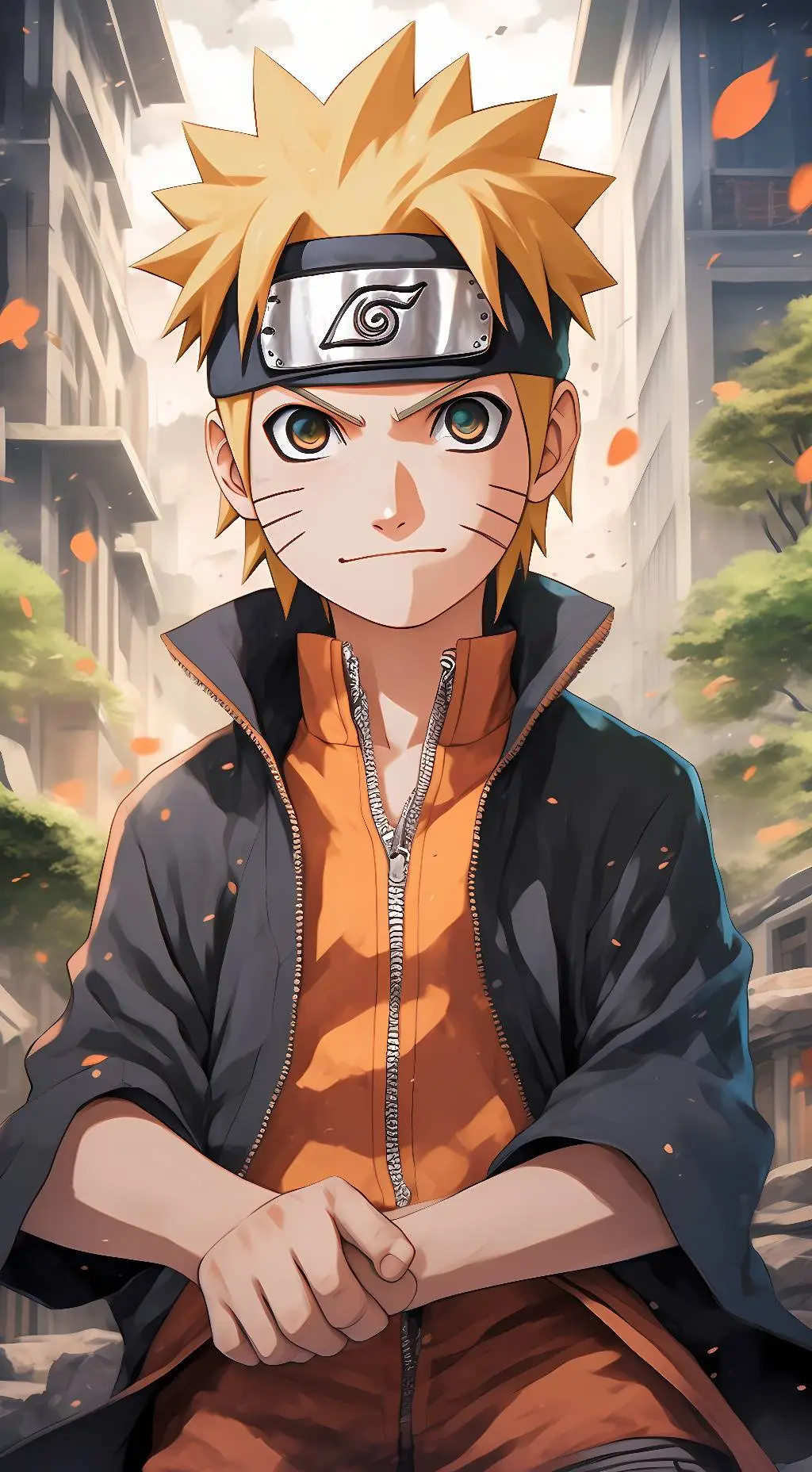 ai character: Kid Naruto background