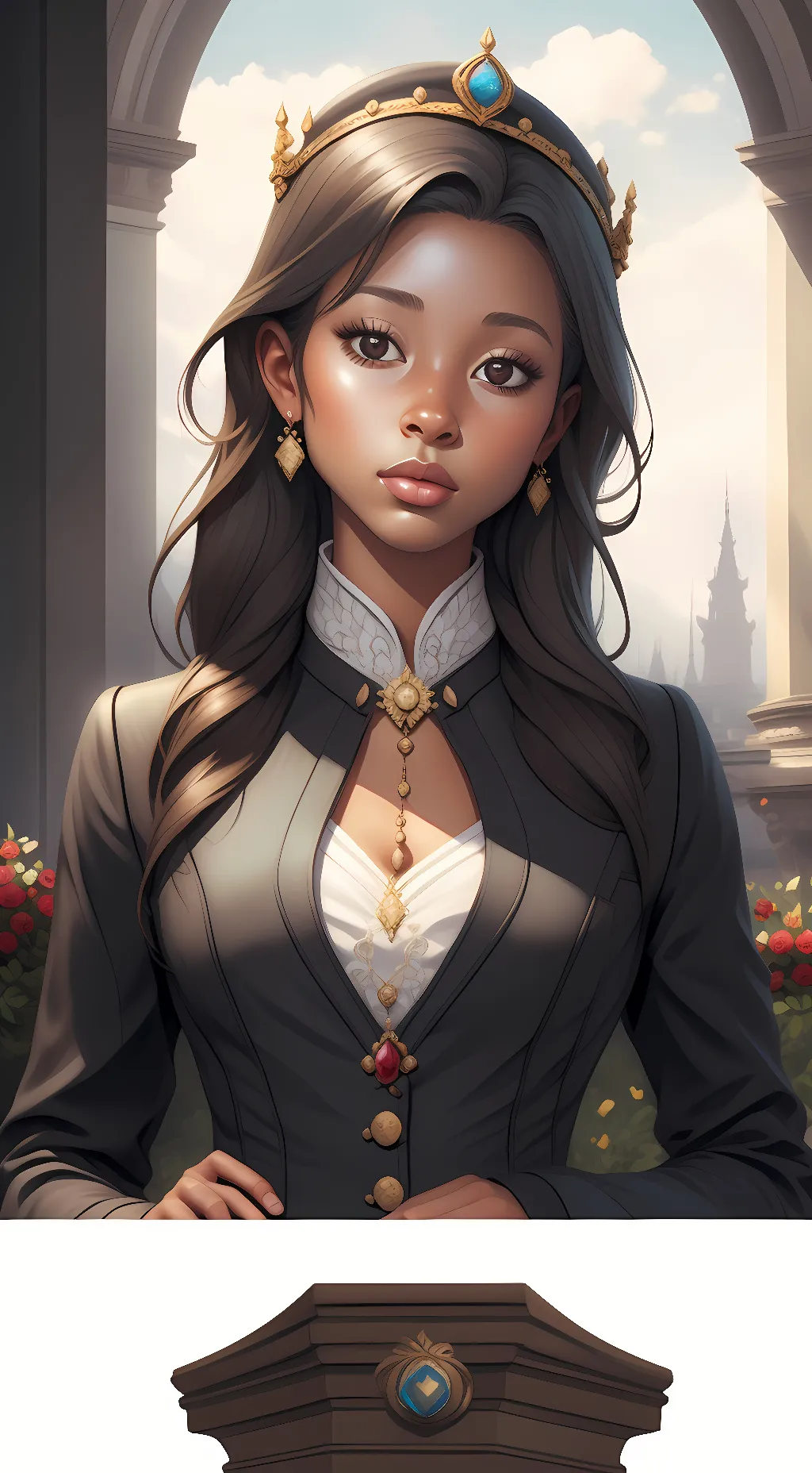 ai character: Ariana background