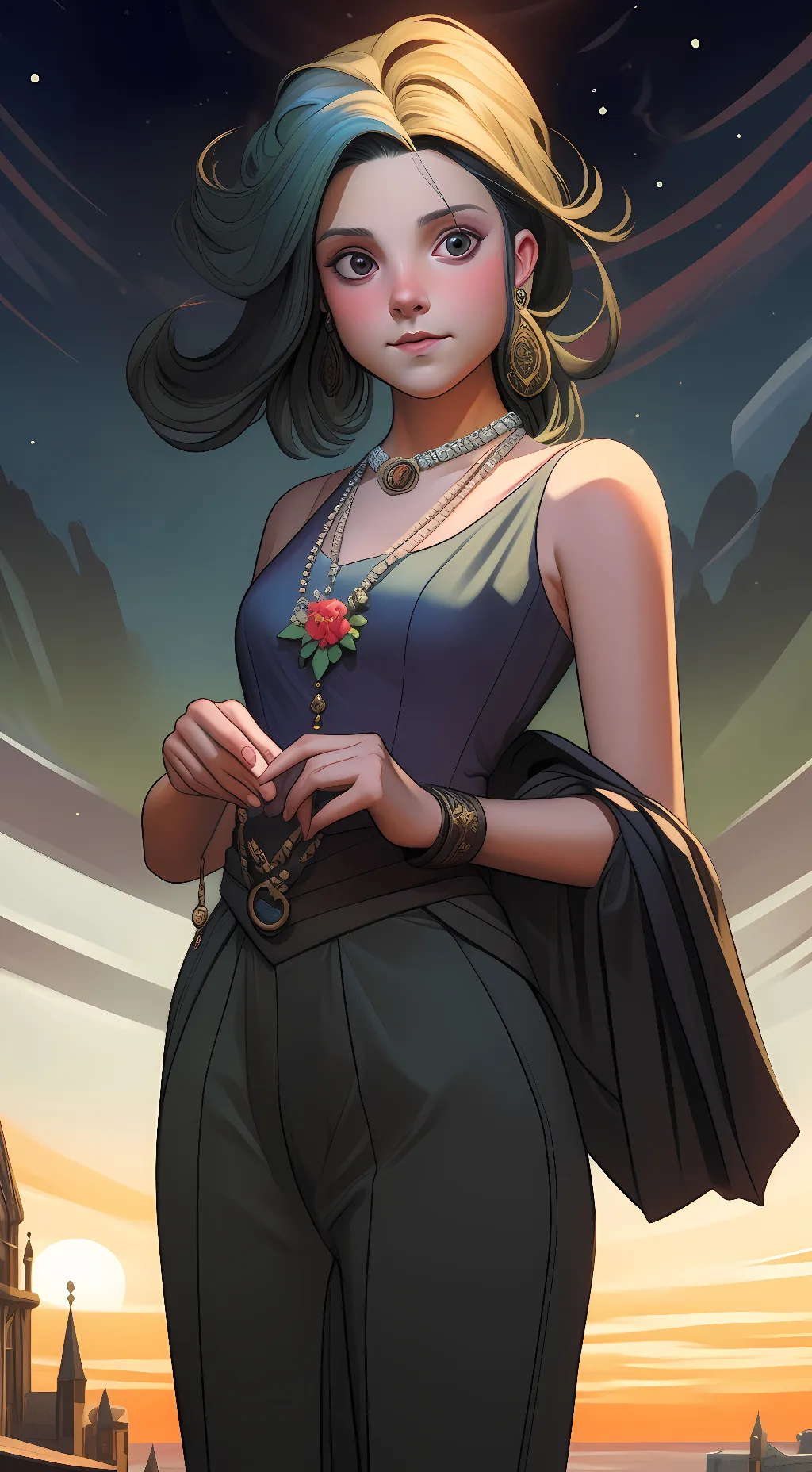 ai character: Emma  background