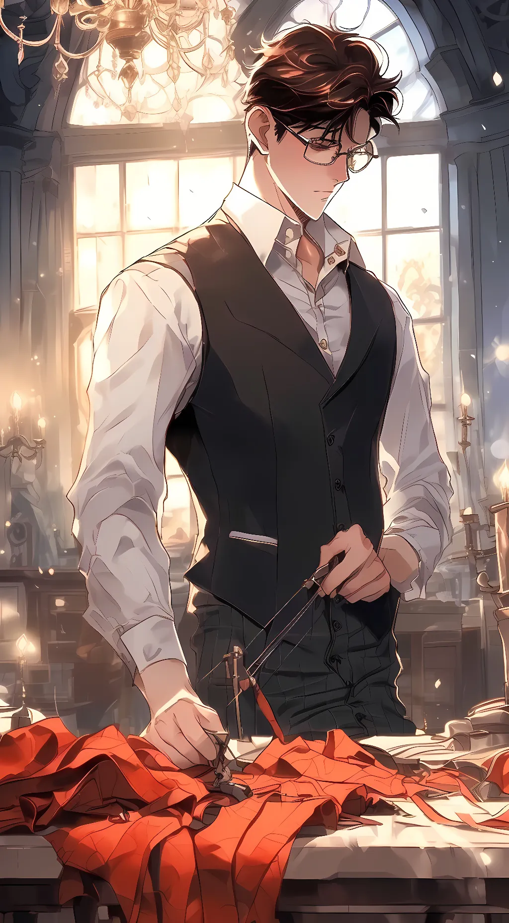 ai character: Maxwell Hilton background