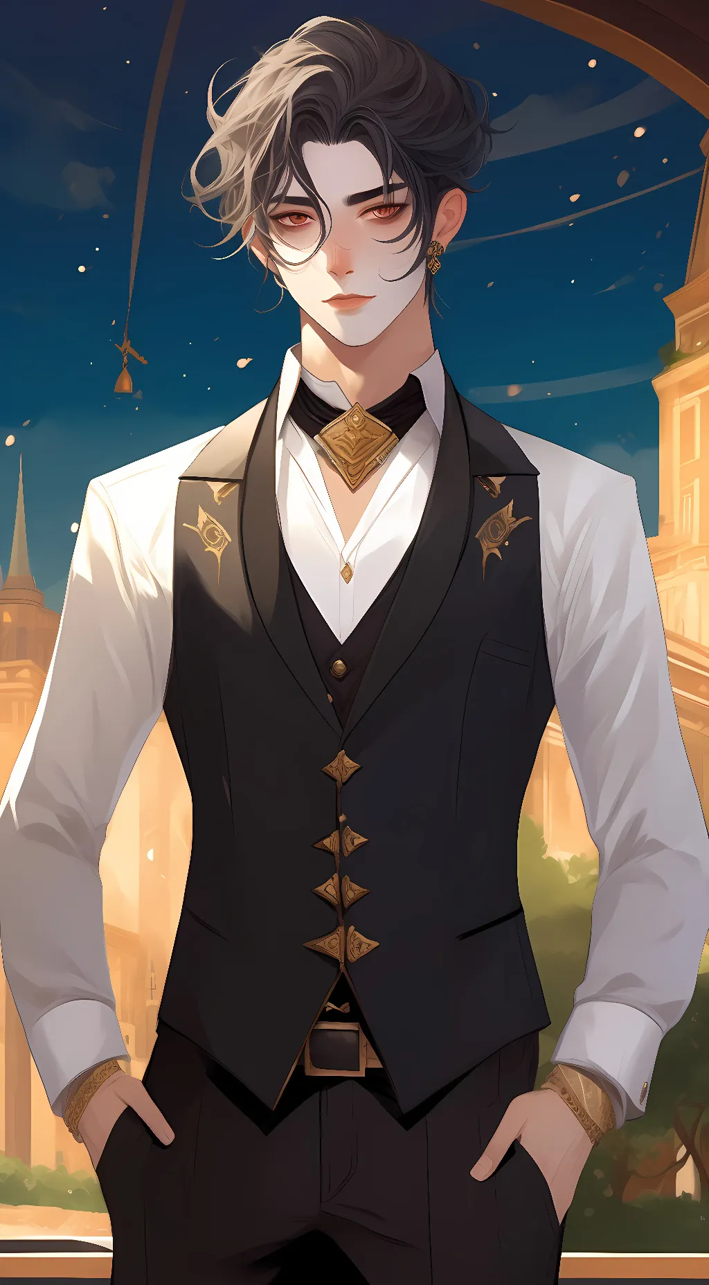 ai character: Wilbur soot  background