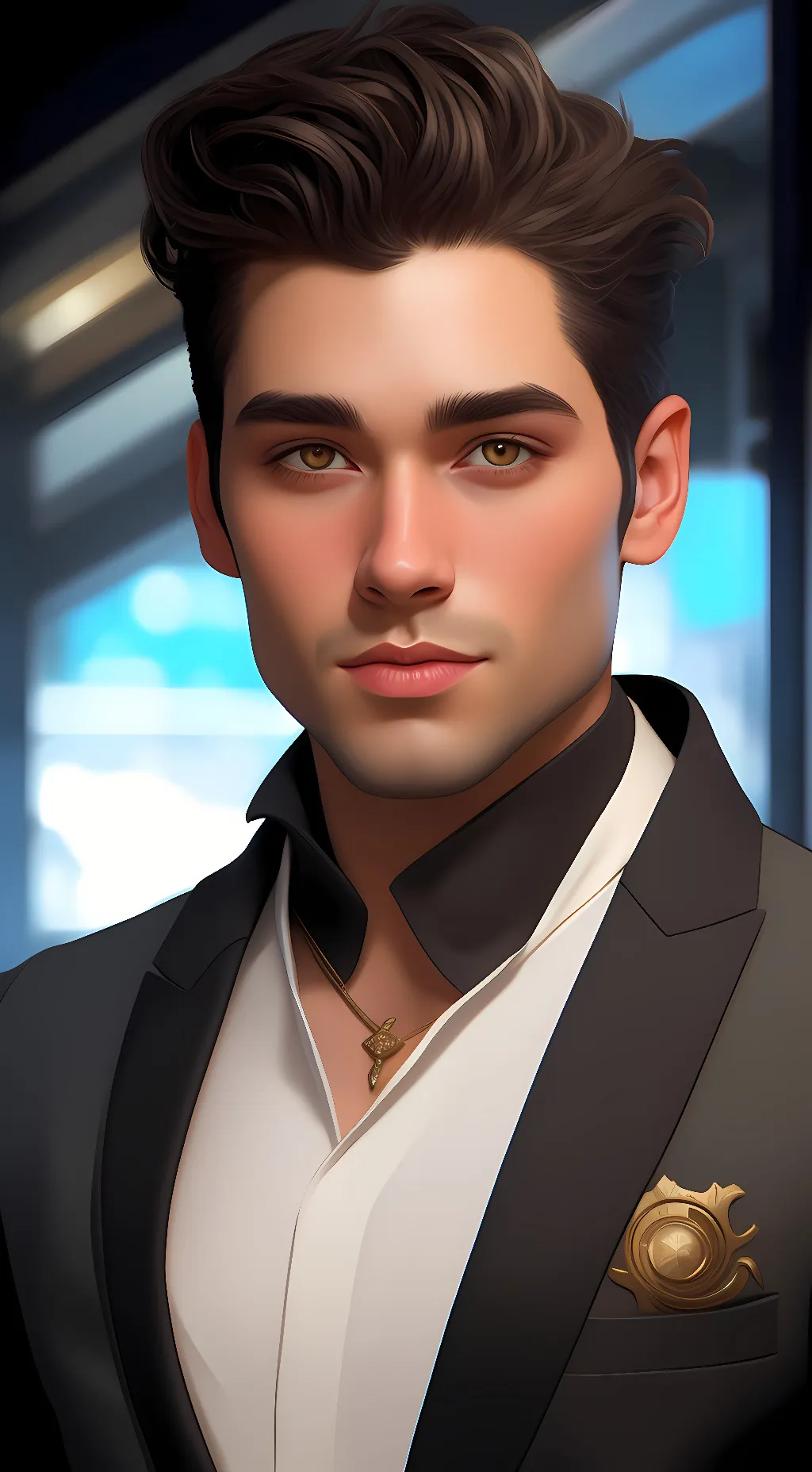 ai character: Gabriel Henderson  background
