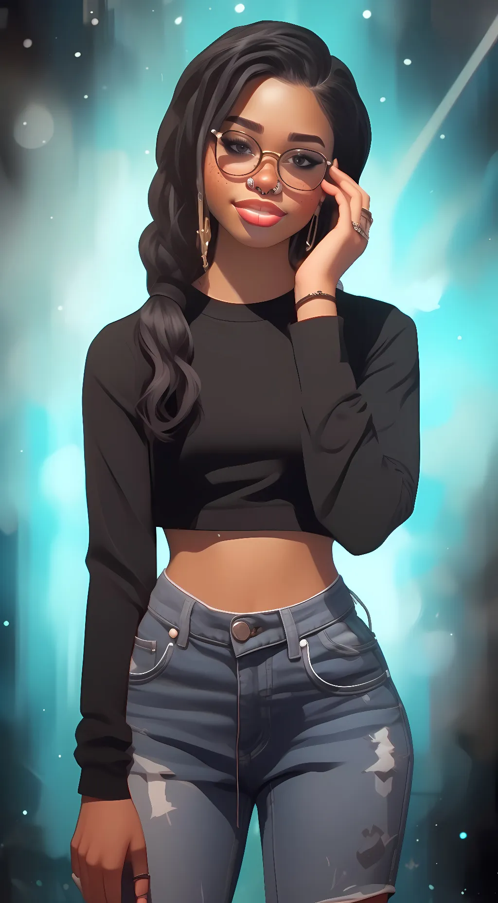 ai character: Cookie background