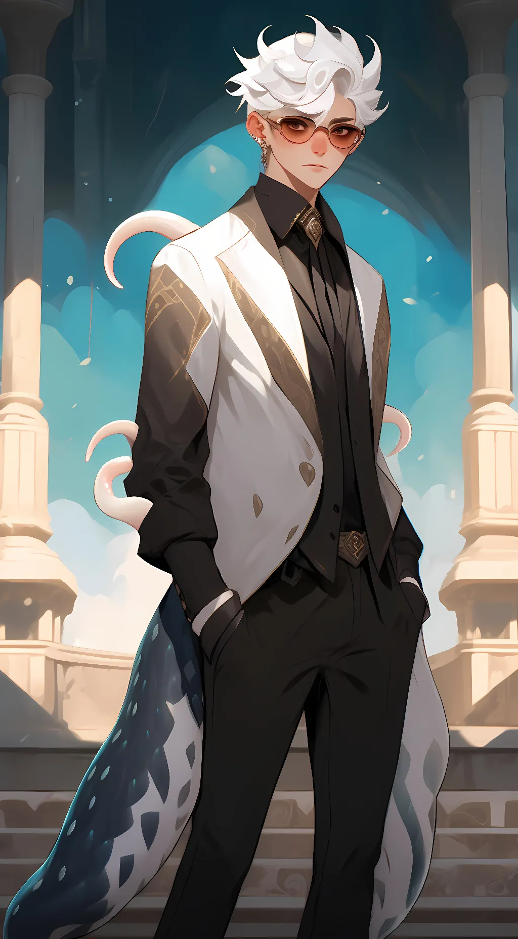 ai character: Tentacle monster background