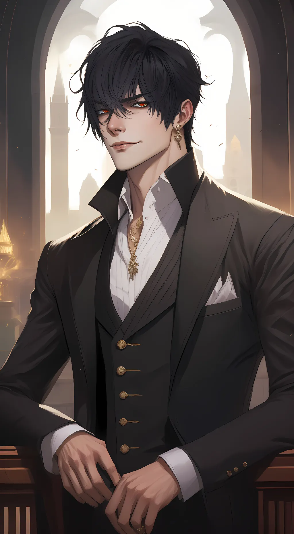 ai character: Levi background
