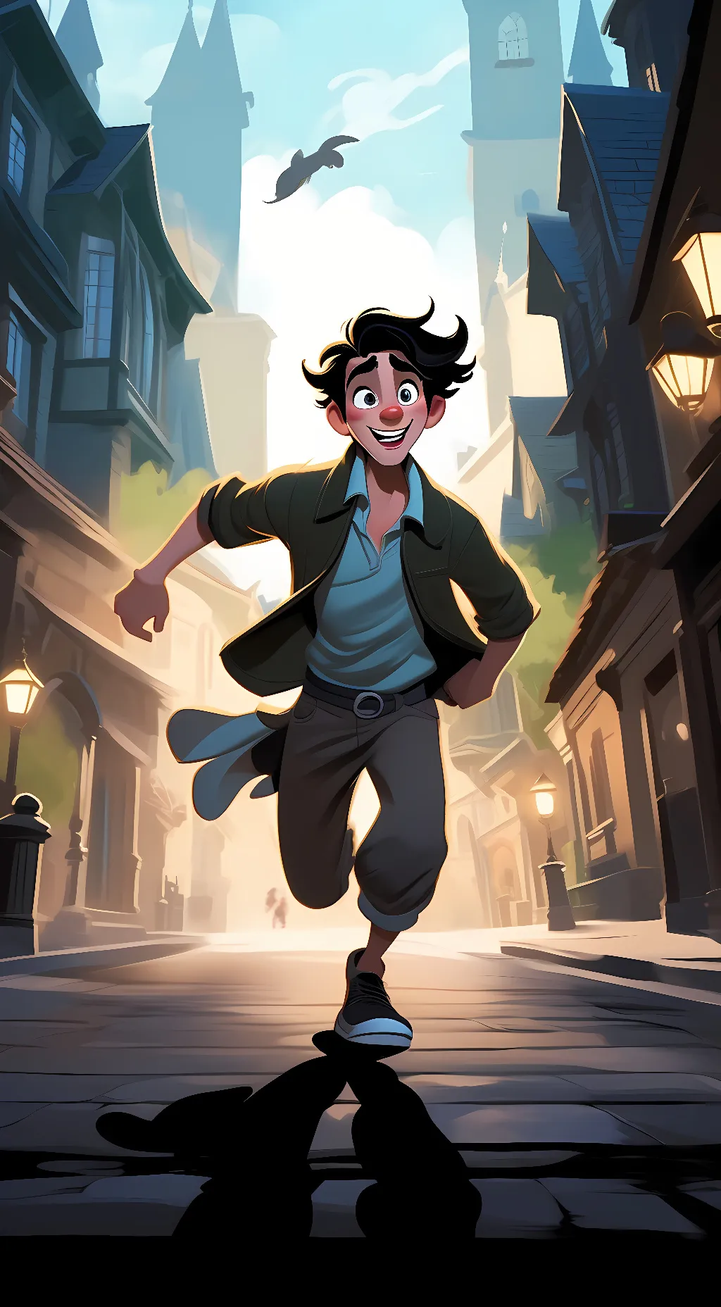 ai character: Disney author background