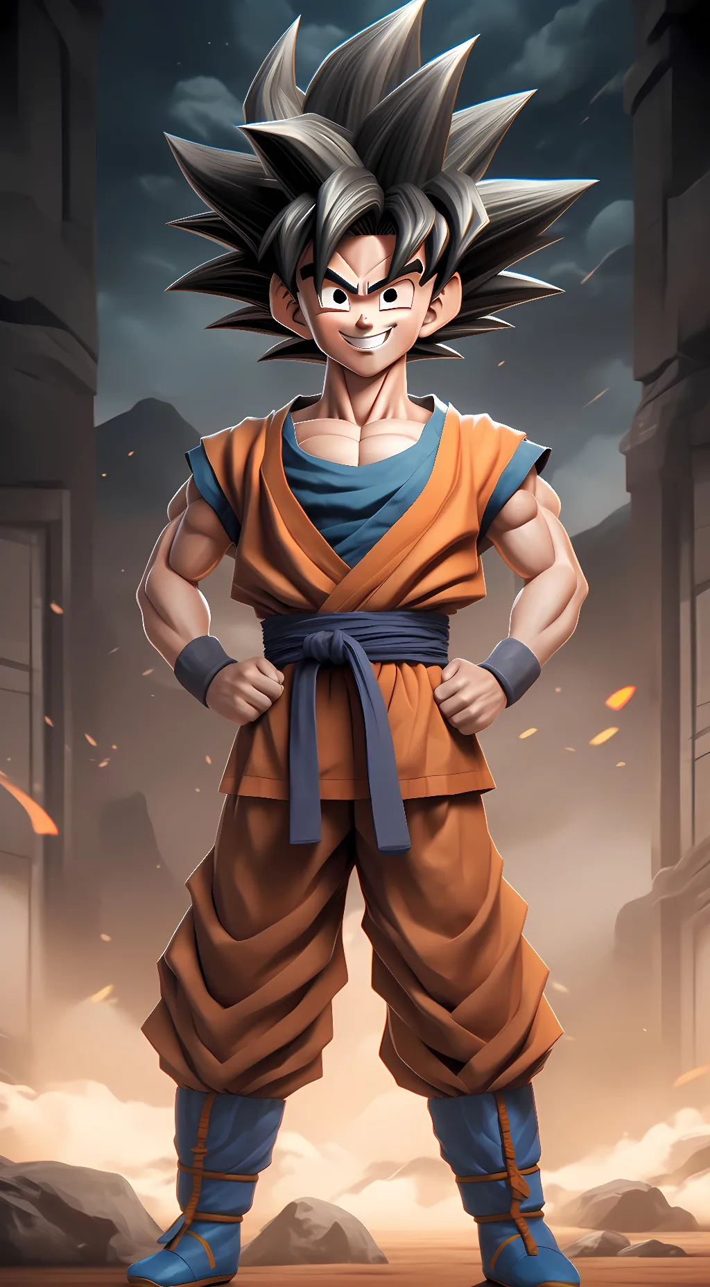 ai character: Goku background