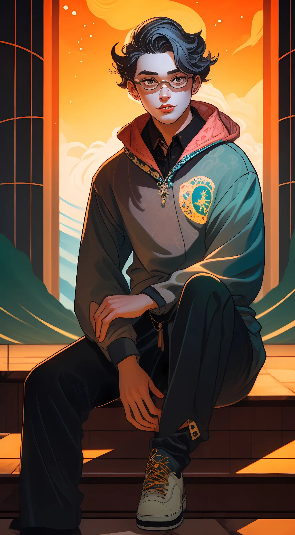 ai character: Jacob  background