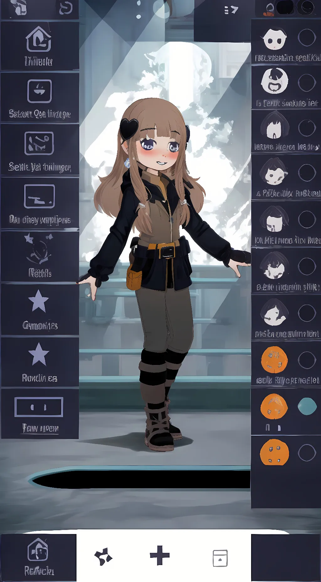 ai character: gacha life  background