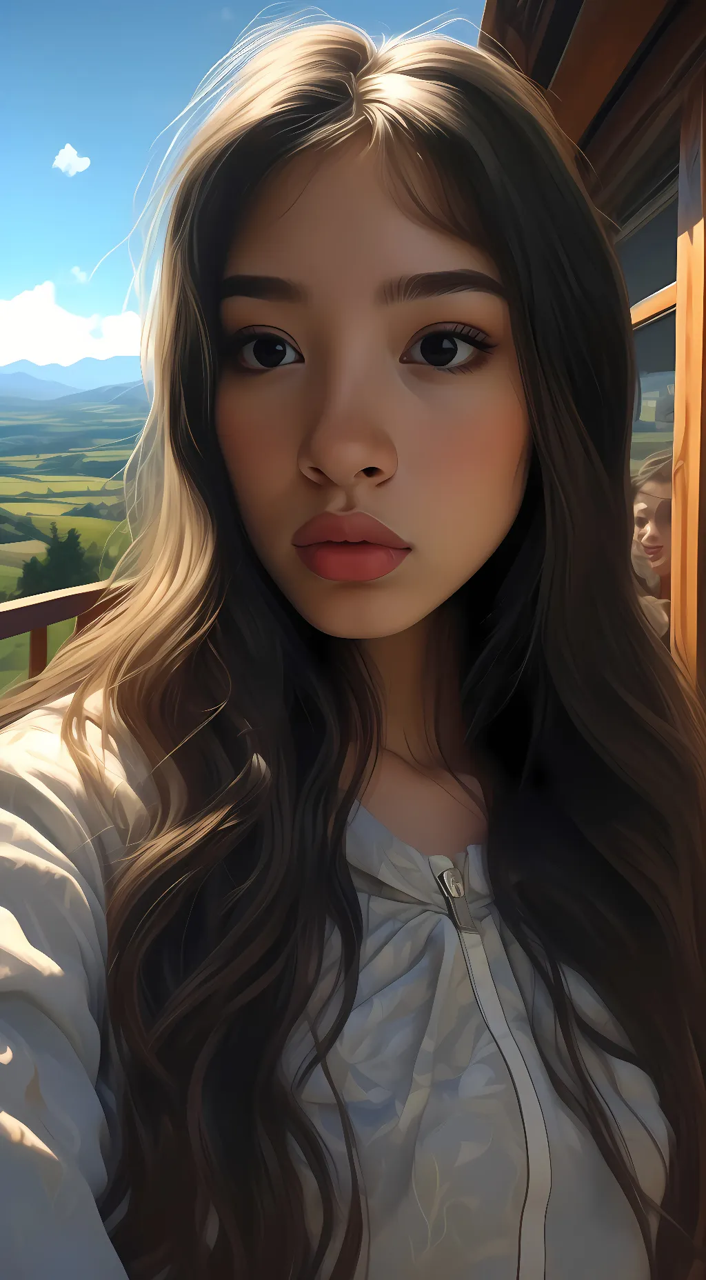 ai character: Aria background
