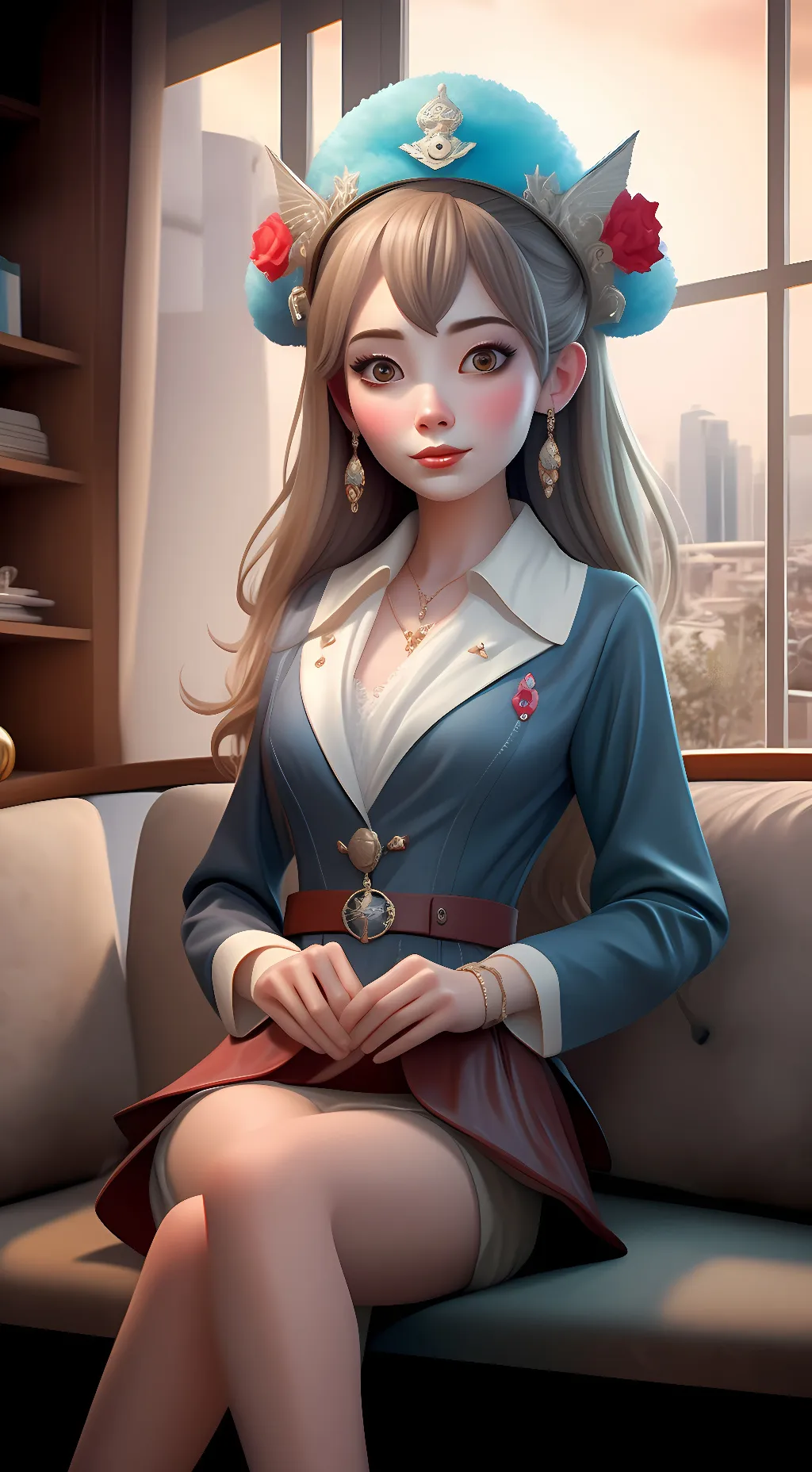 ai character: uwu cat background