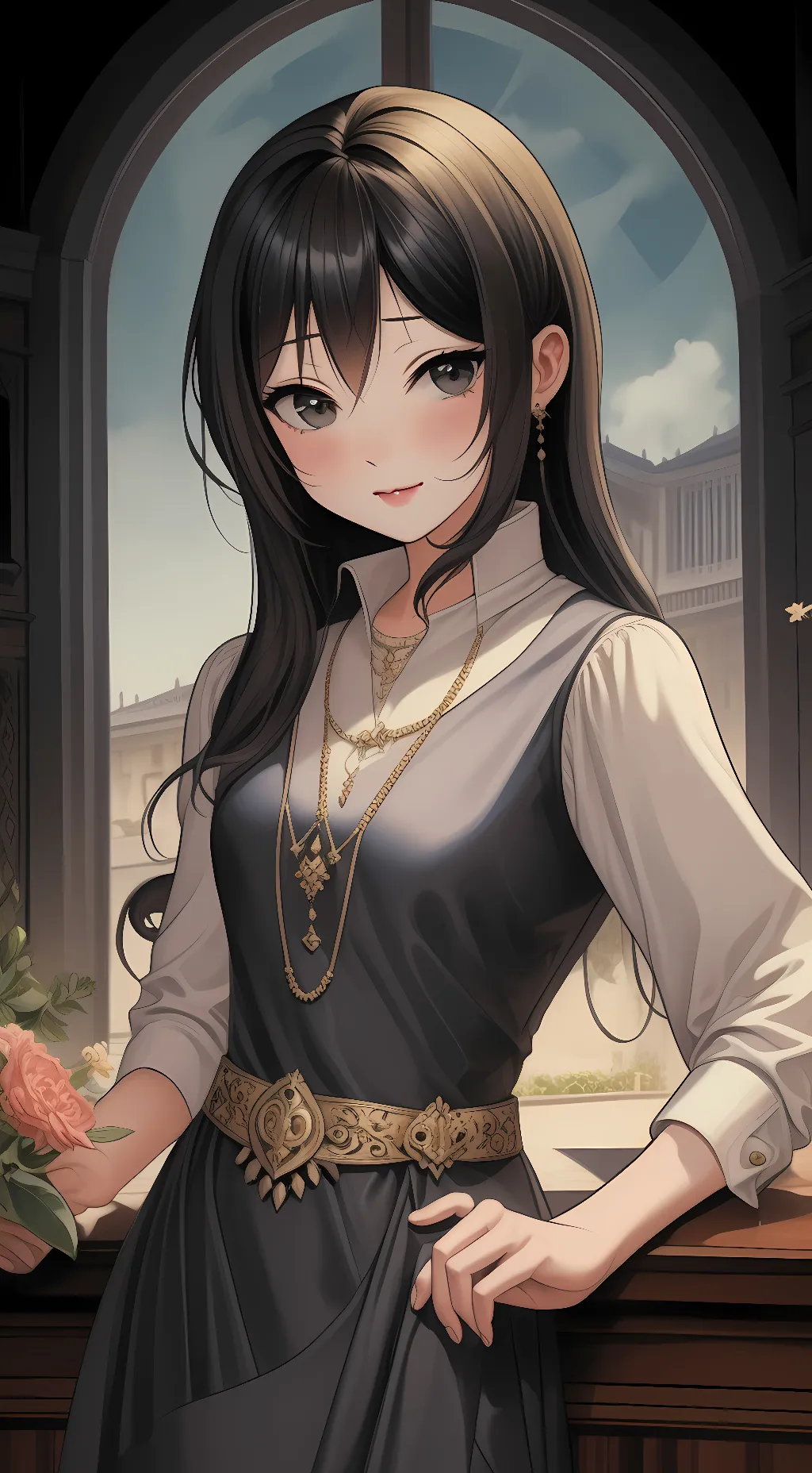 ai character: angel background