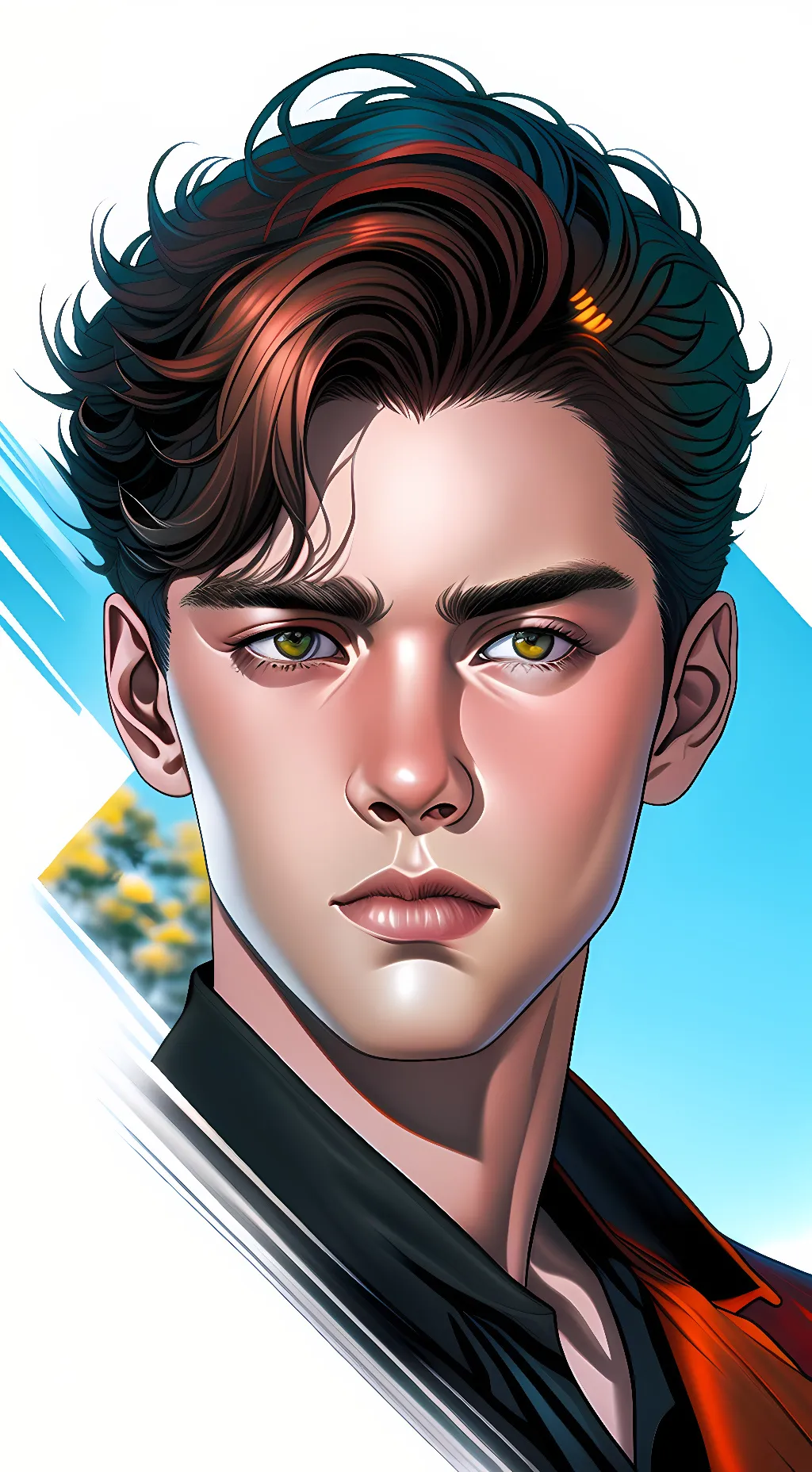 ai character: Louis Tomlinson  background