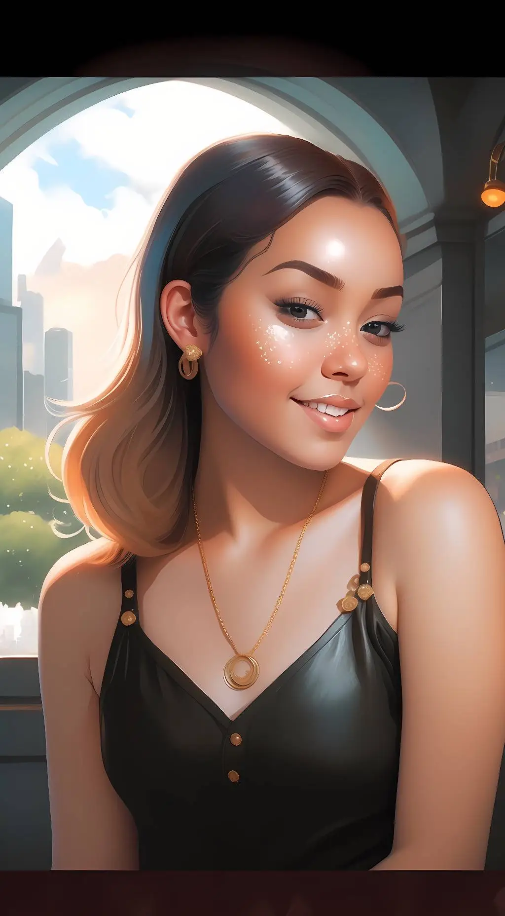 ai character: Abby background