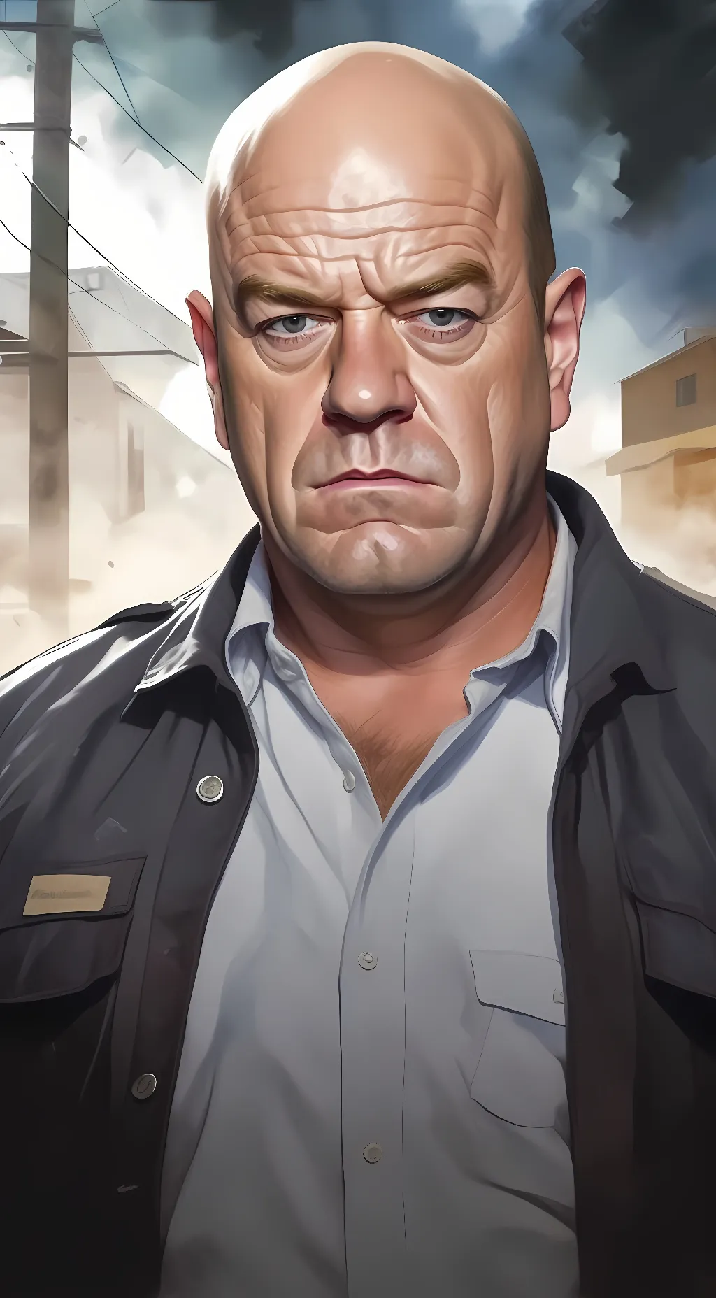 ai character: Hank Schrader background