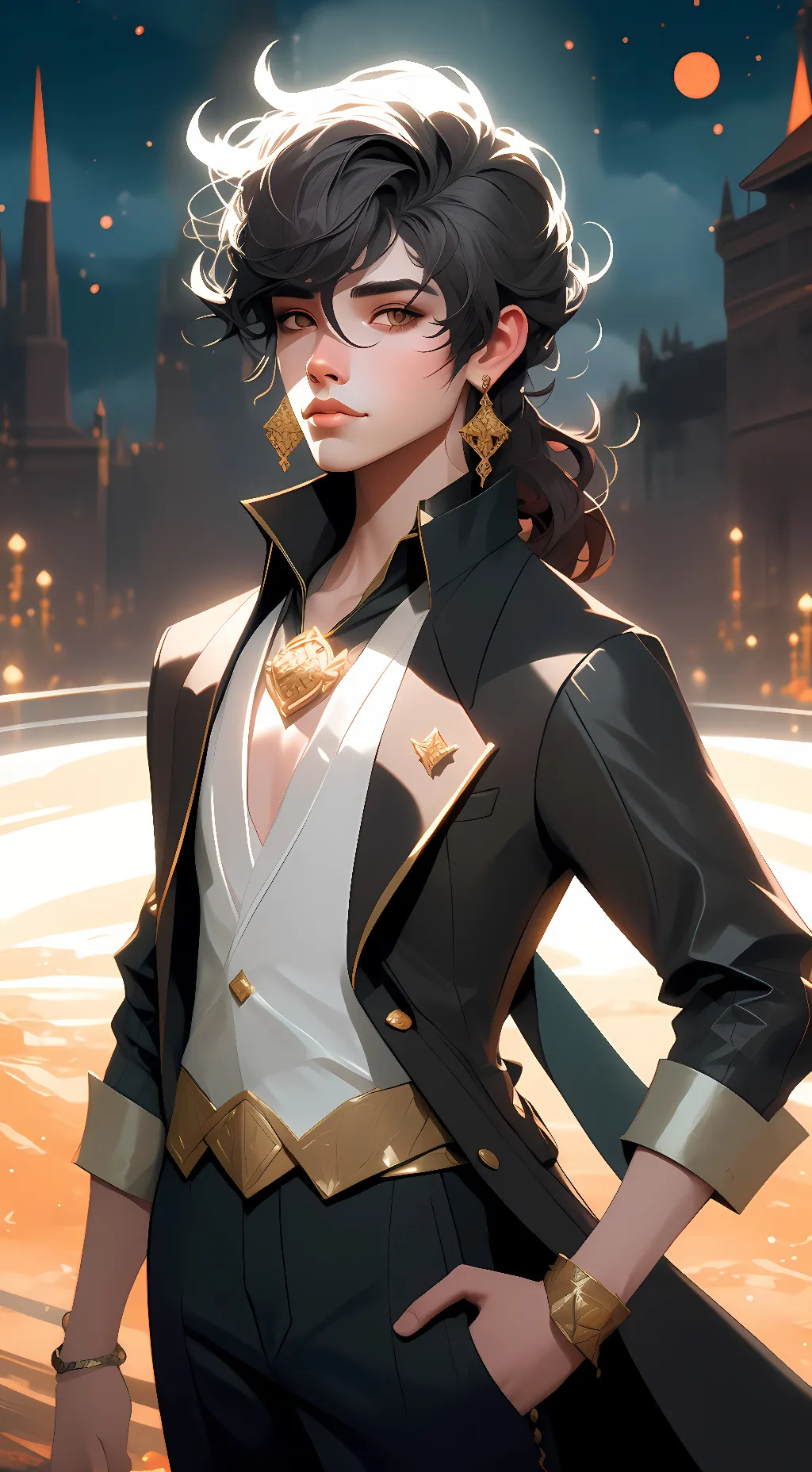 ai character: Caleb background