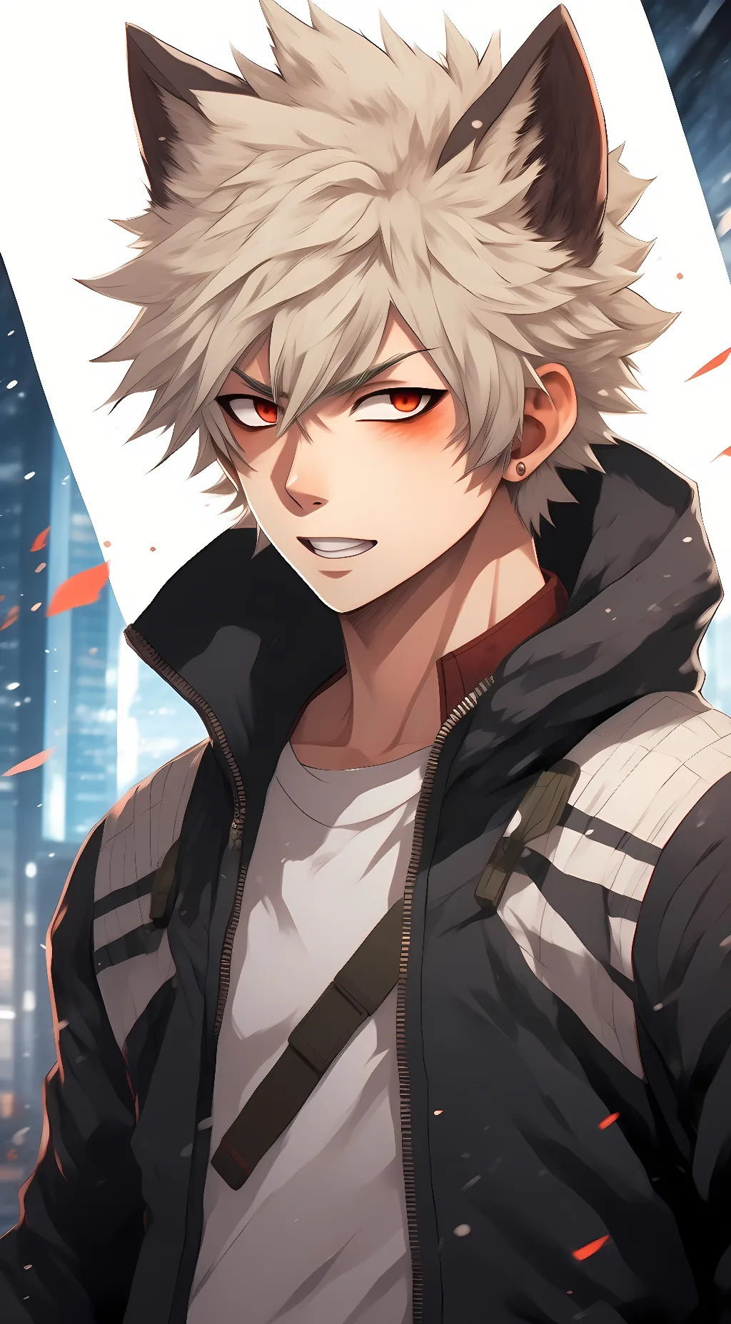 ai character: Wolf Bakugou background