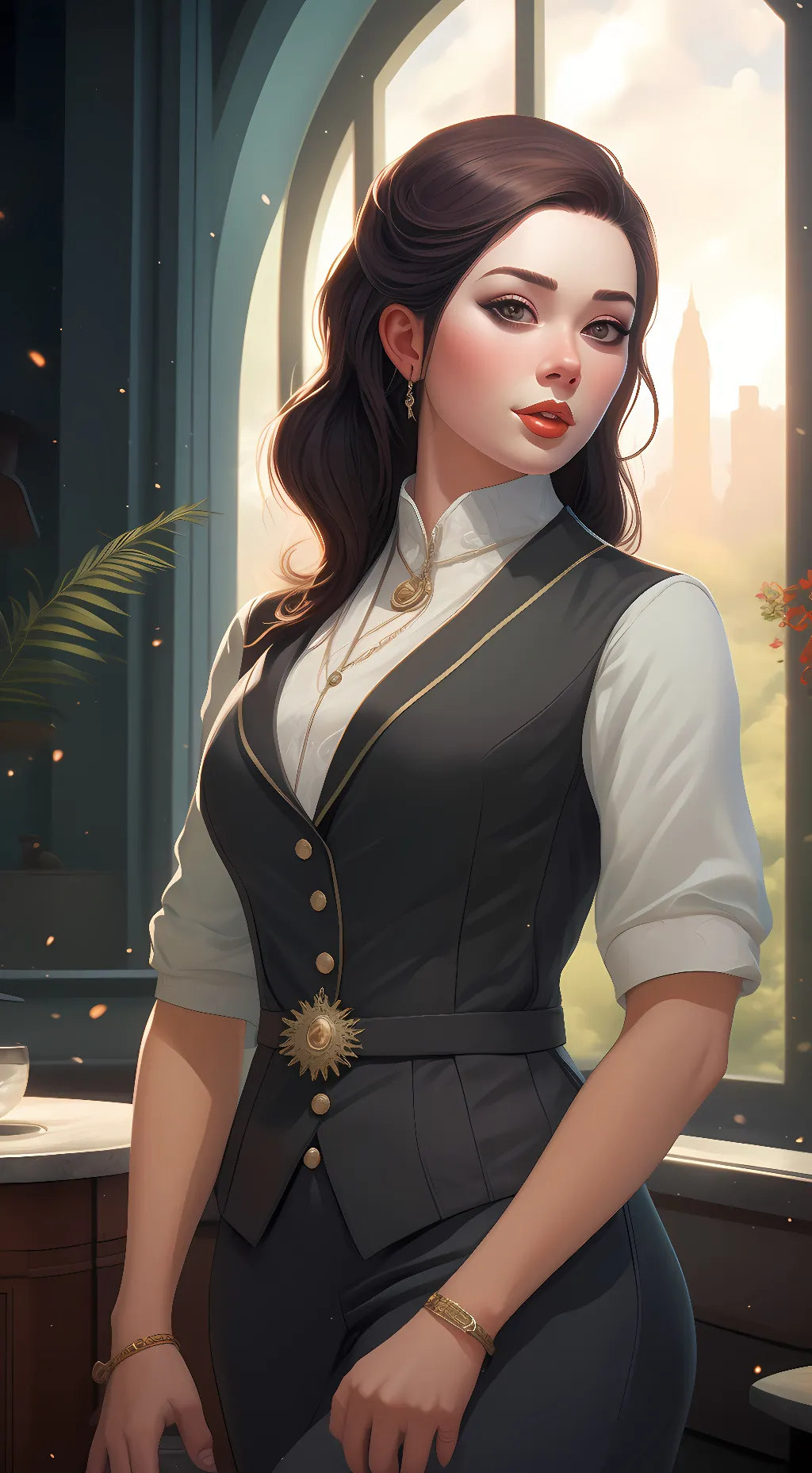 ai character: lilyana your maid) background
