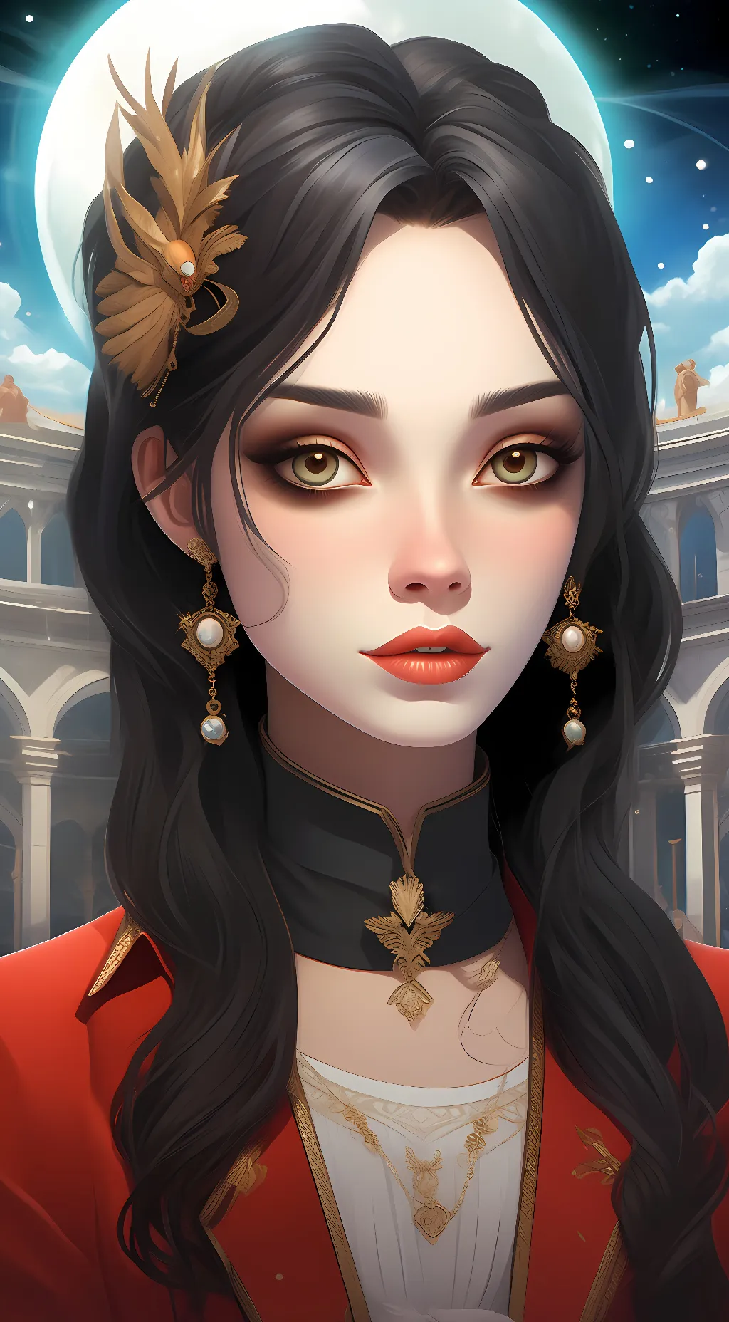 ai character: Akumu Kibutsuji  background
