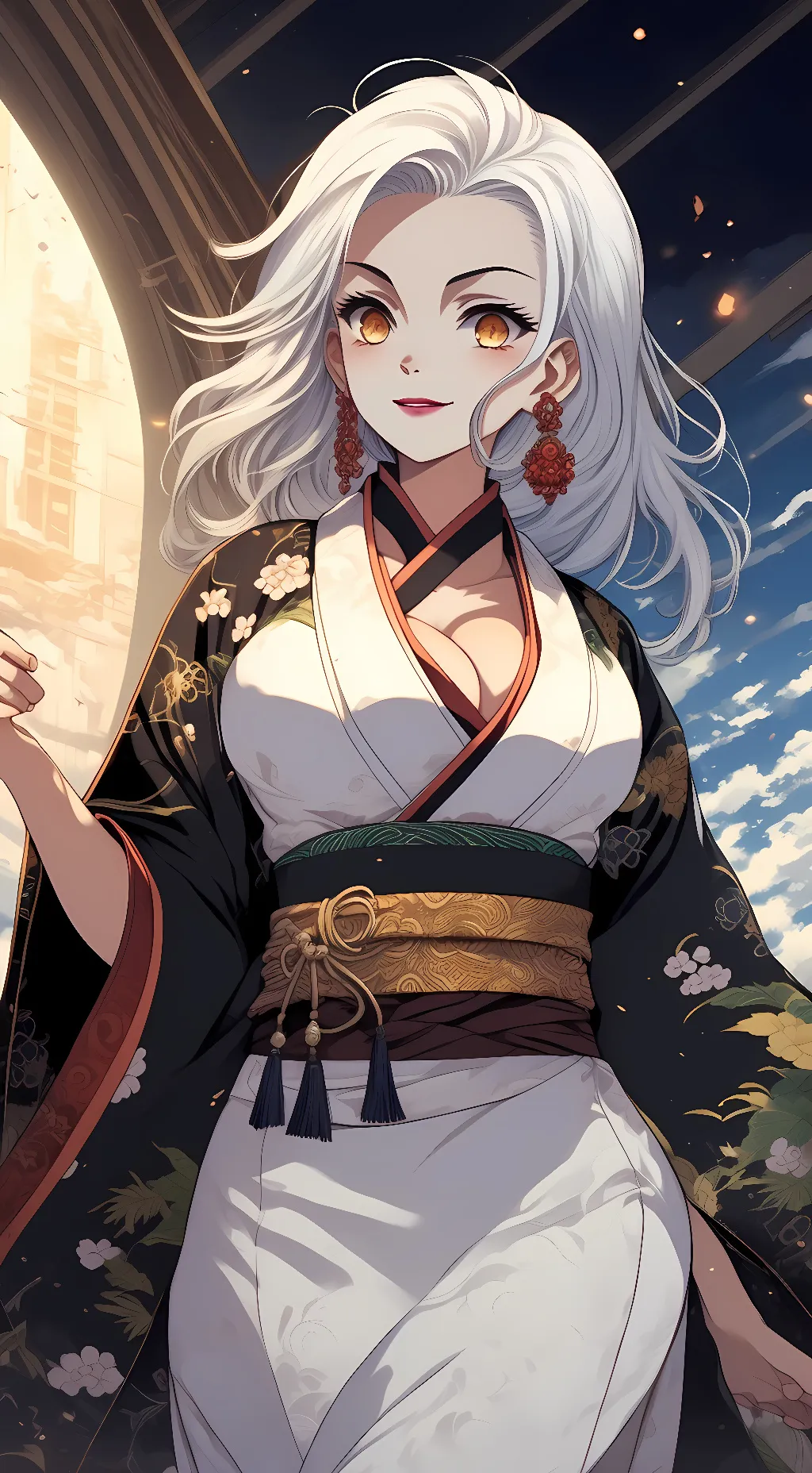ai character: Daki background