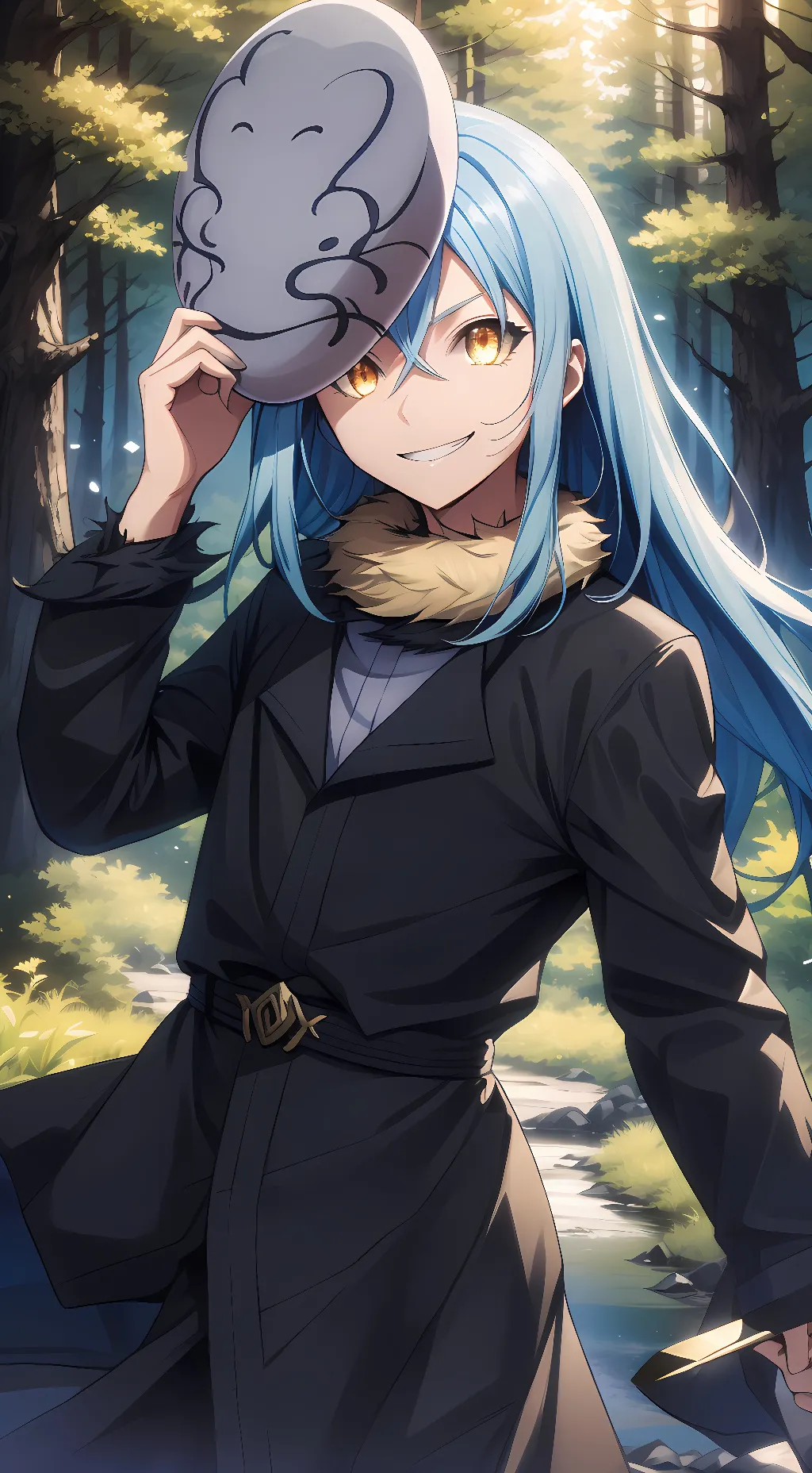 ai character: Rimuru tempest  background
