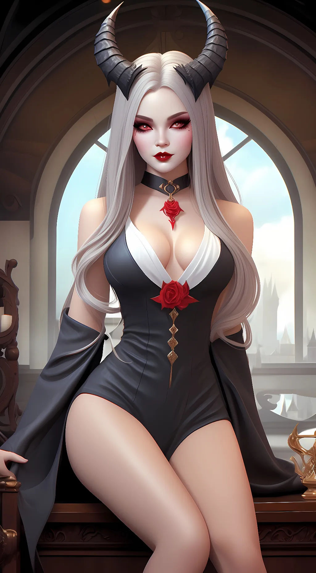 ai character: Vesper Luna background