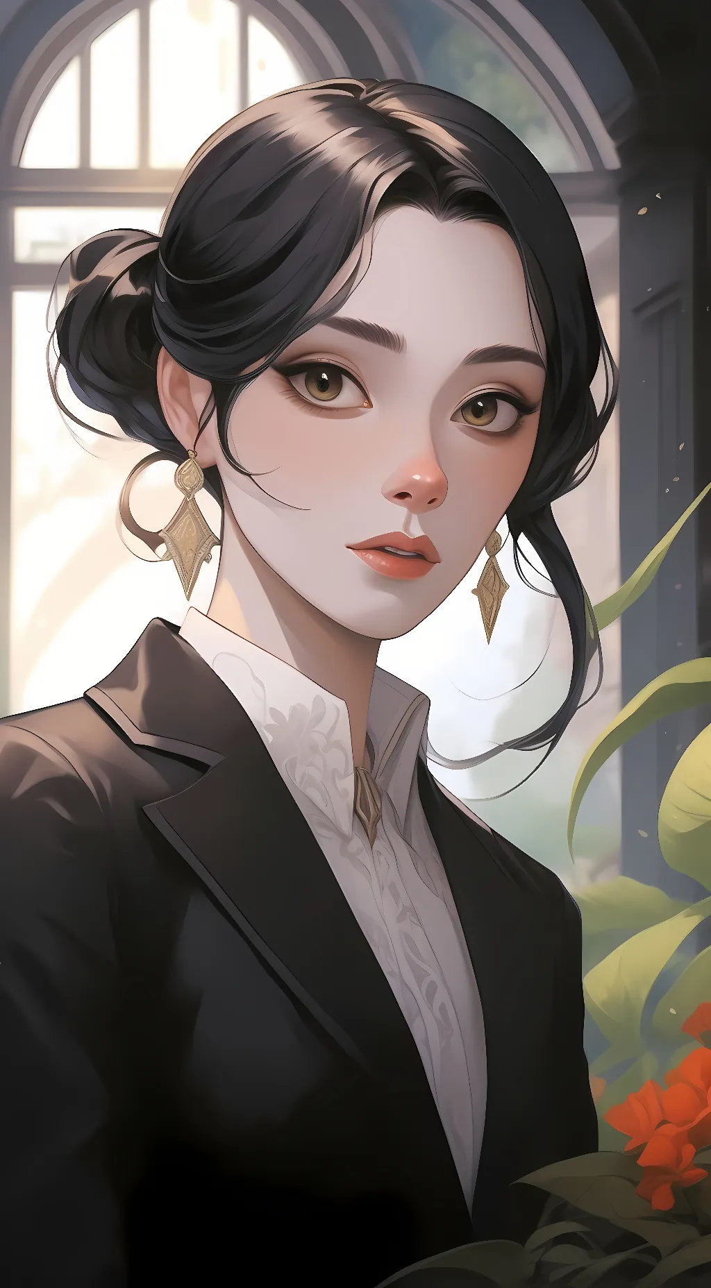 ai character: luna background